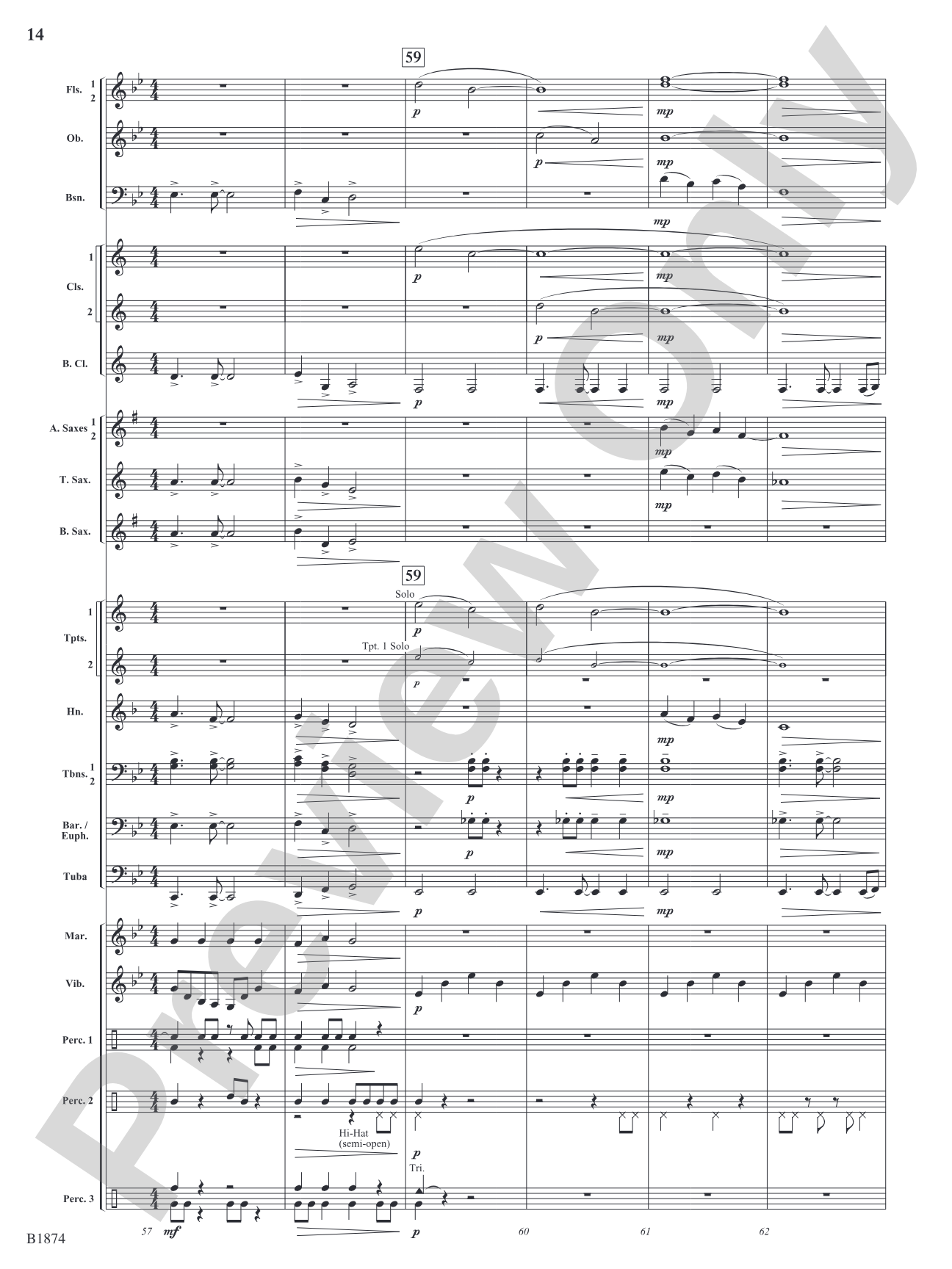 Through the Storm: Concert Band Conductor Score & Parts