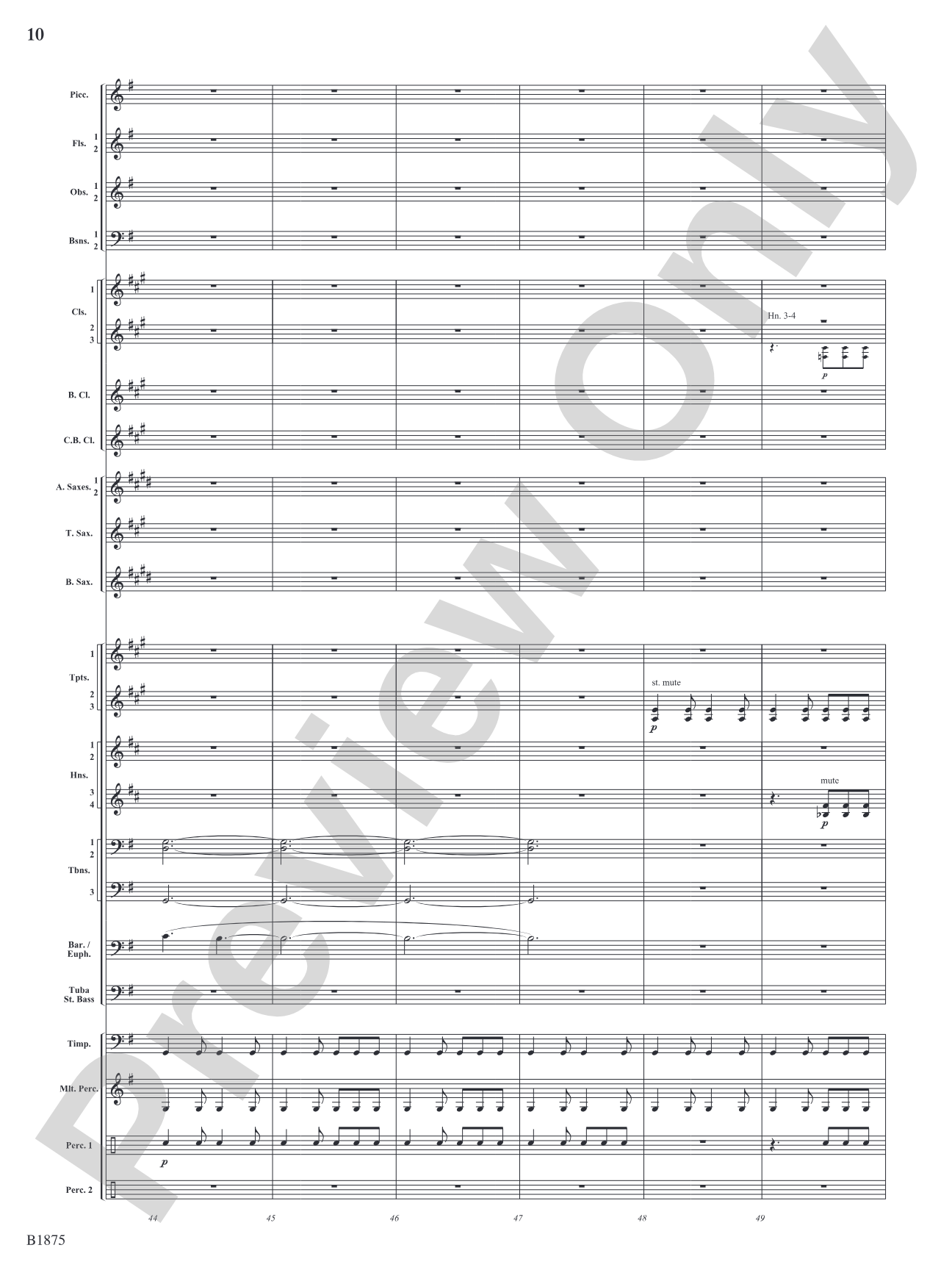 Fanfare Forza: Concert Band Conductor Score & Parts