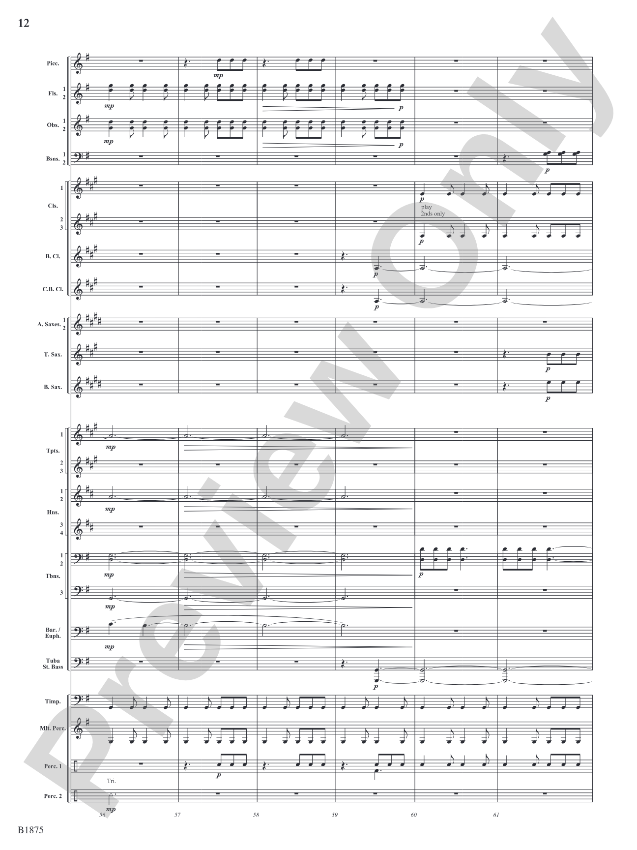 Fanfare Forza: Concert Band Conductor Score & Parts