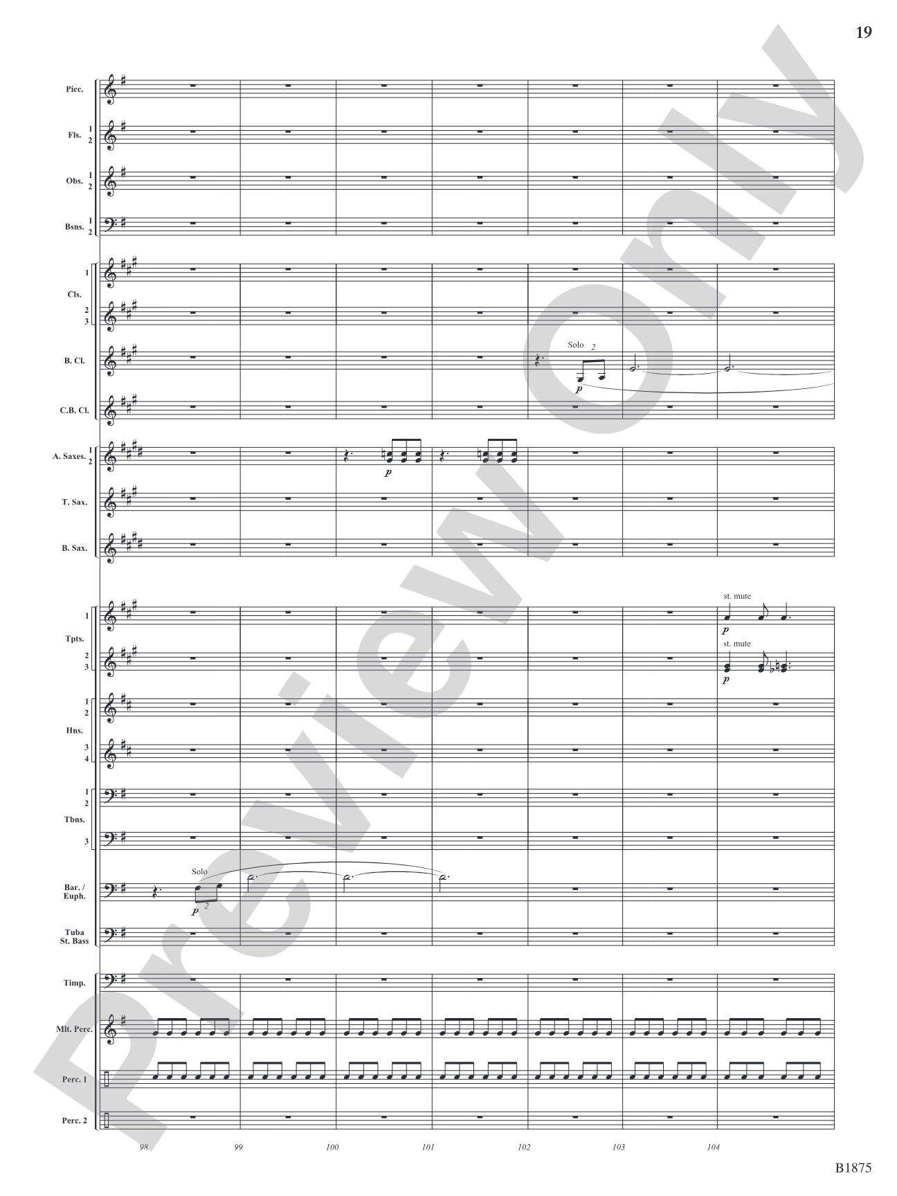 Fanfare Forza: Concert Band Conductor Score & Parts