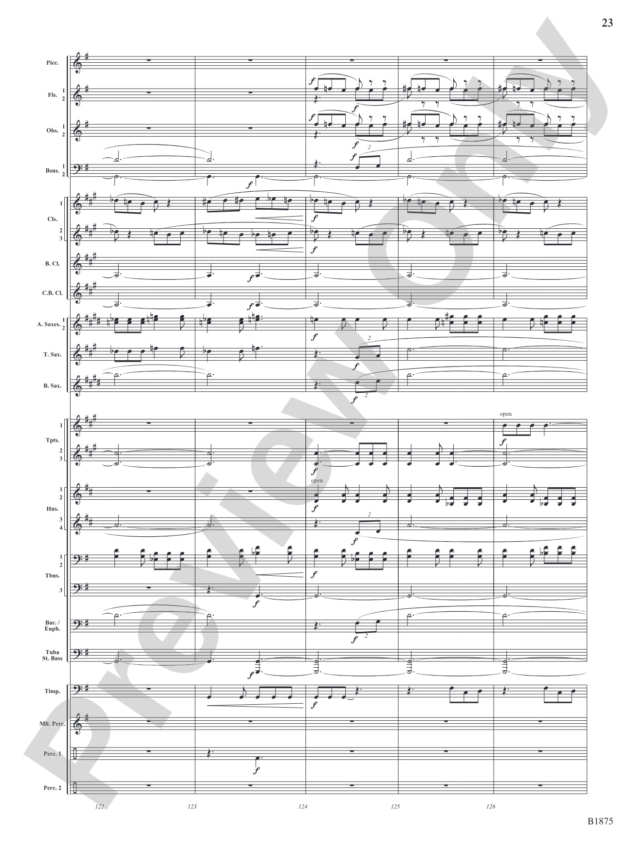 Fanfare Forza: Concert Band Conductor Score & Parts