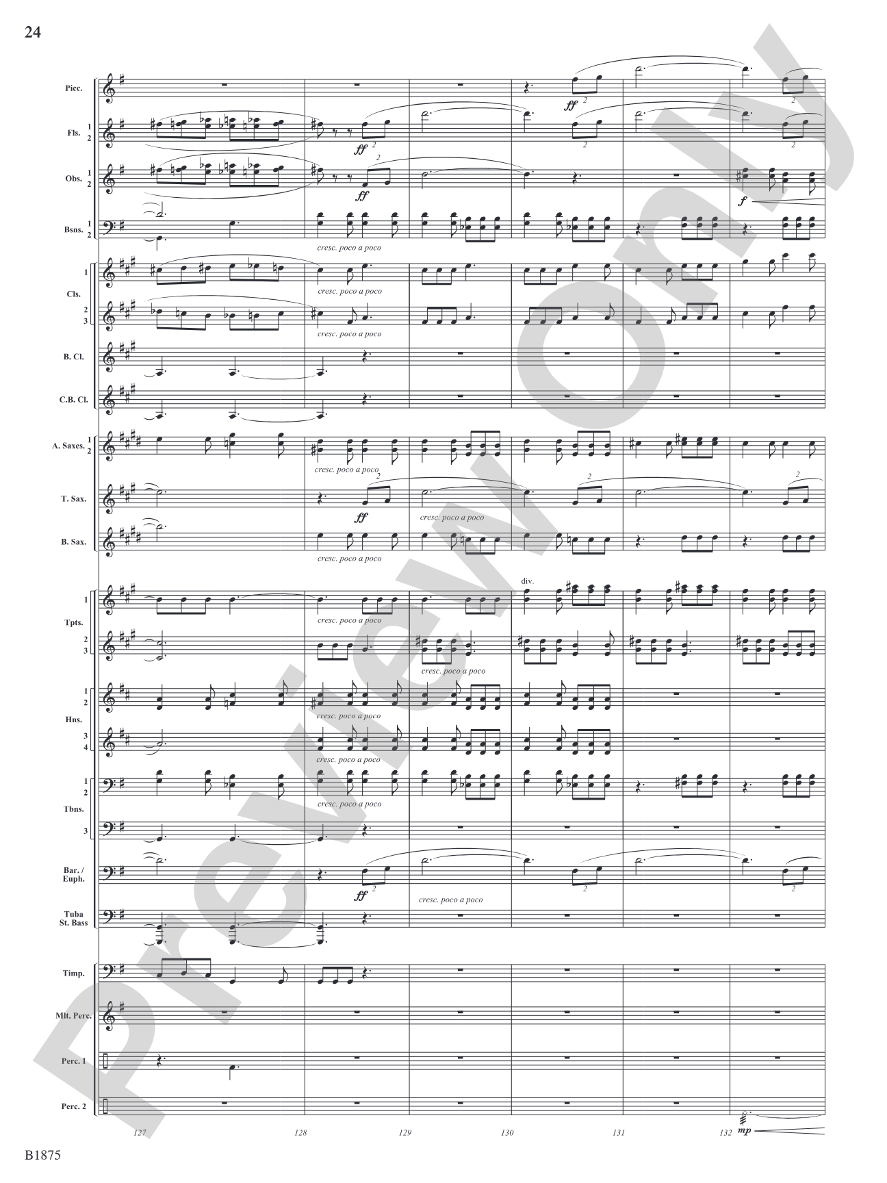 Fanfare Forza: Concert Band Conductor Score & Parts