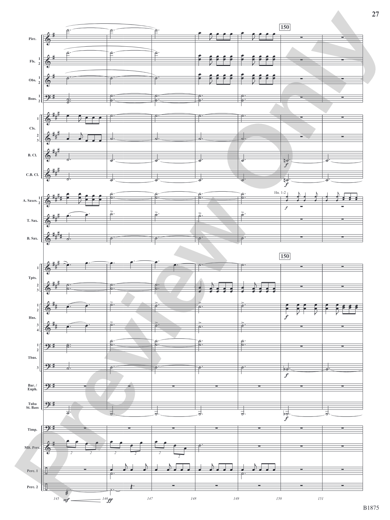 Fanfare Forza: Concert Band Conductor Score & Parts
