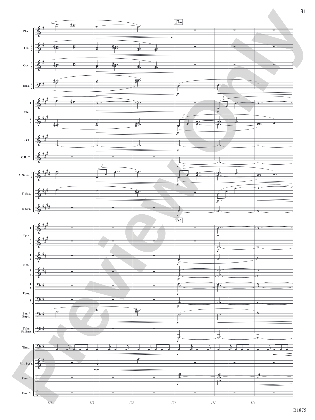 Fanfare Forza: Concert Band Conductor Score & Parts