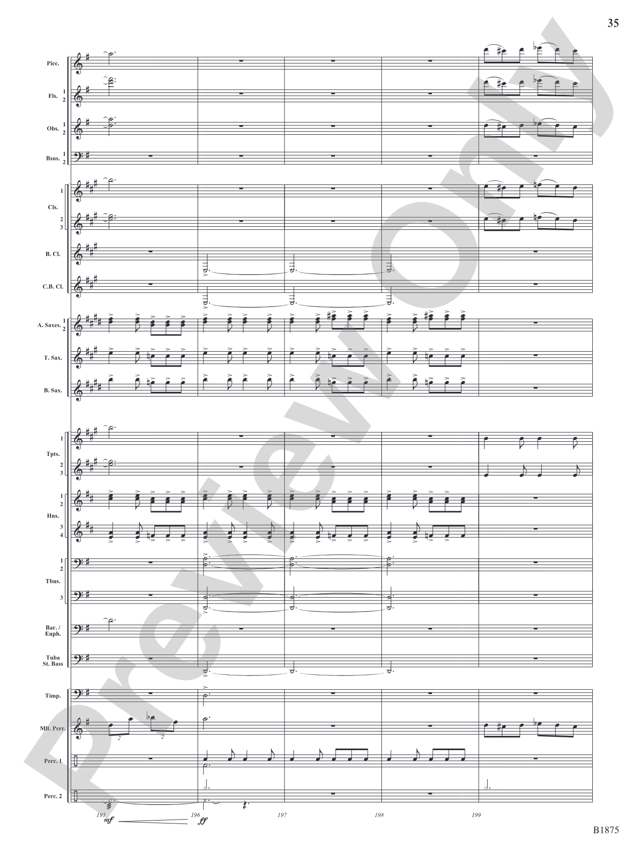 Fanfare Forza: Concert Band Conductor Score & Parts