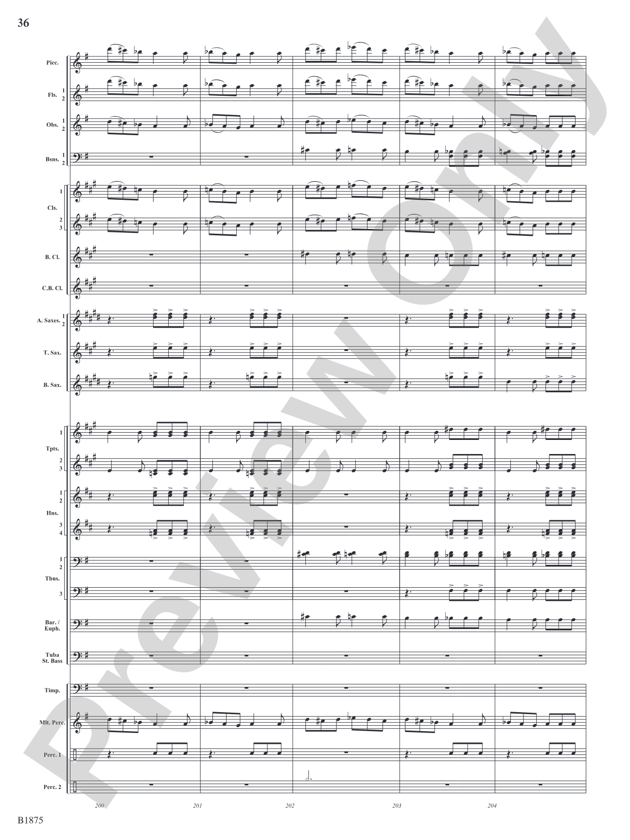 Fanfare Forza: Concert Band Conductor Score & Parts