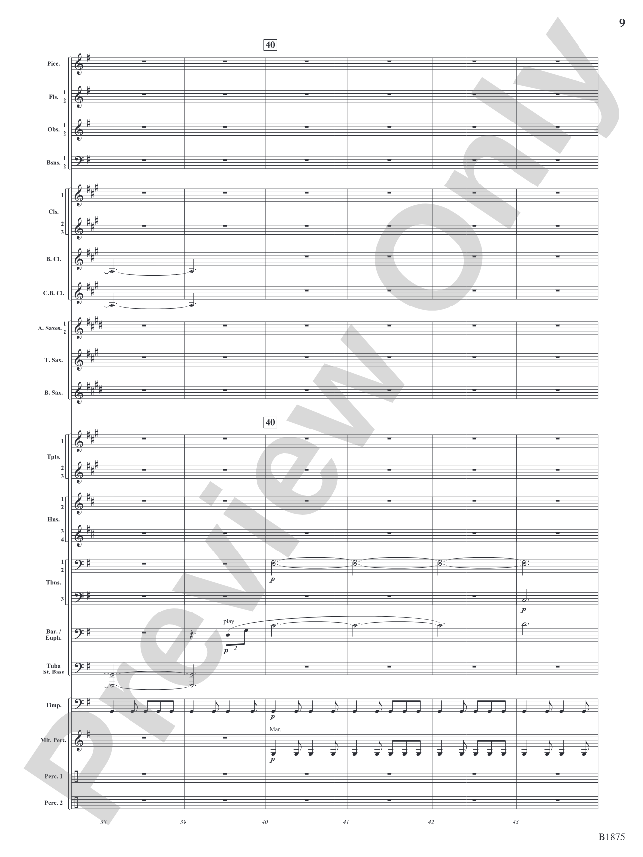 Fanfare Forza: Concert Band Conductor Score & Parts