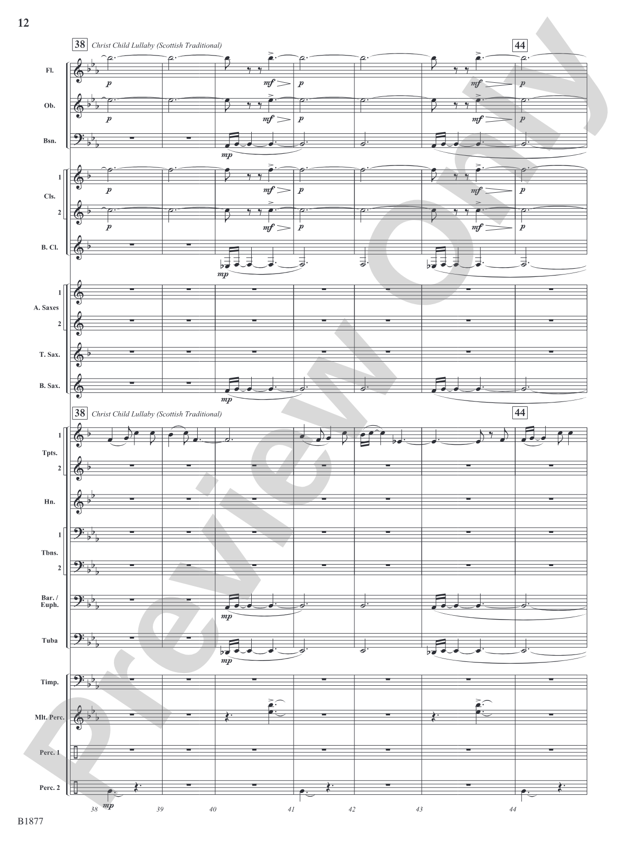From Glen to Glen: Concert Band Conductor Score & Parts