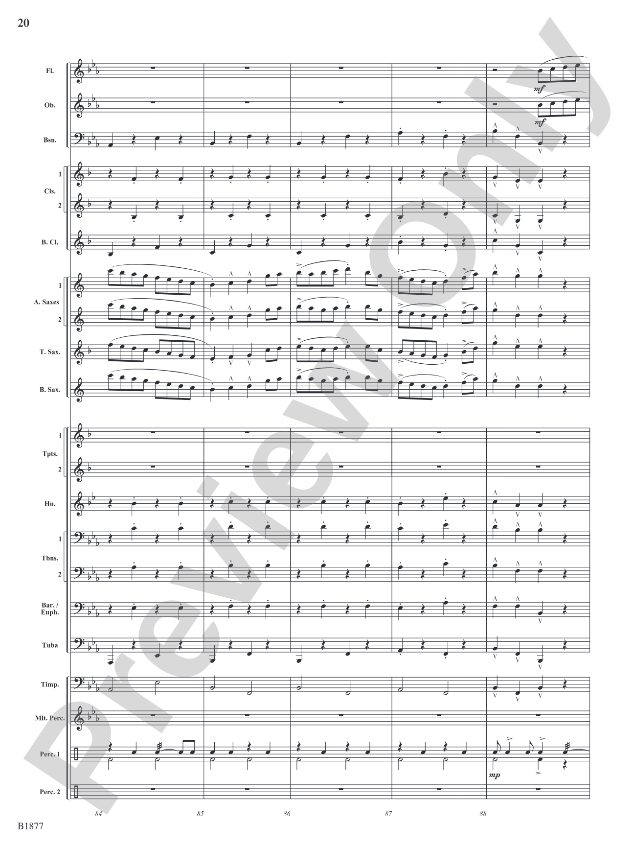 From Glen to Glen: Concert Band Conductor Score & Parts