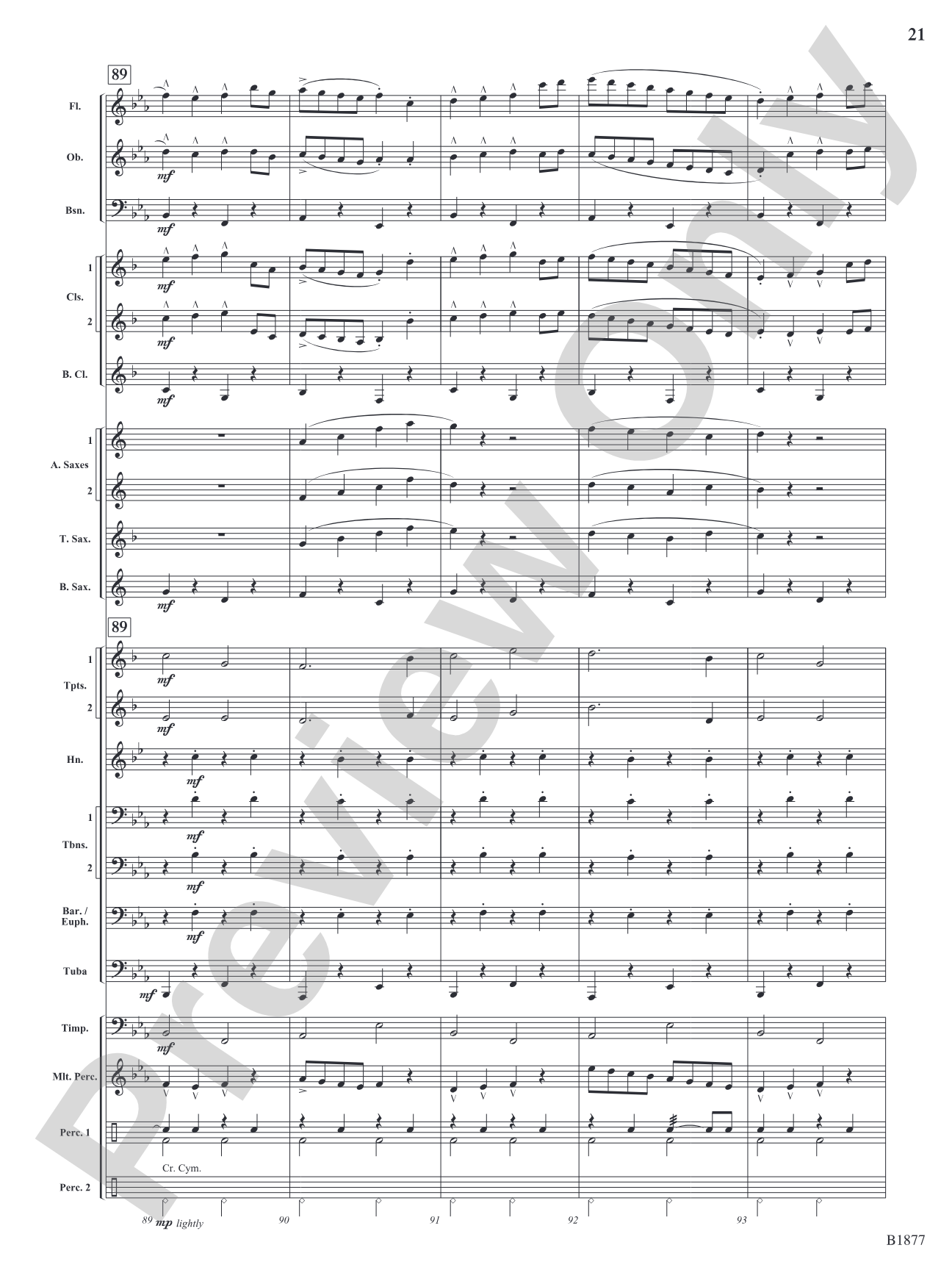 From Glen to Glen: Concert Band Conductor Score & Parts