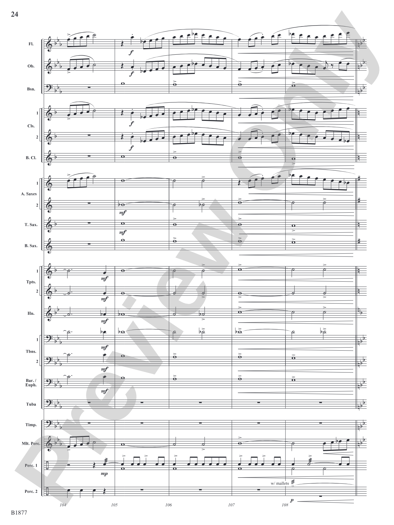From Glen to Glen: Concert Band Conductor Score & Parts