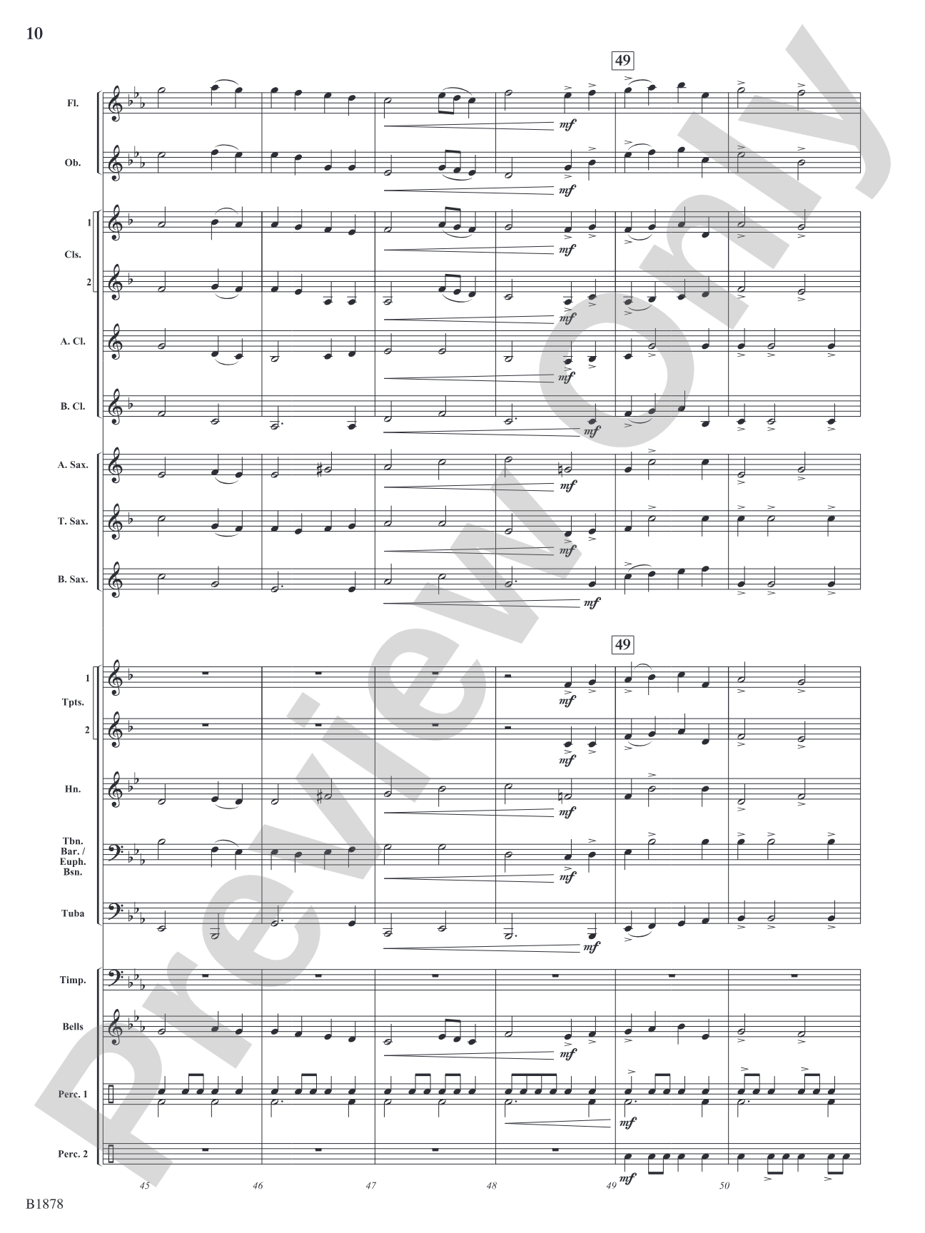 Tidings!: Concert Band Conductor Score & Parts