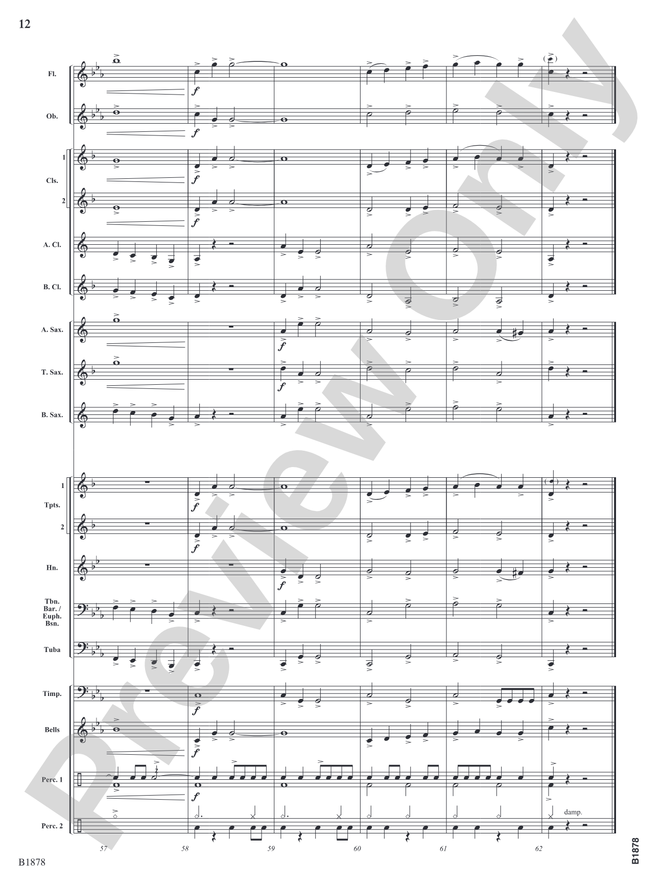 Tidings!: Concert Band Conductor Score & Parts