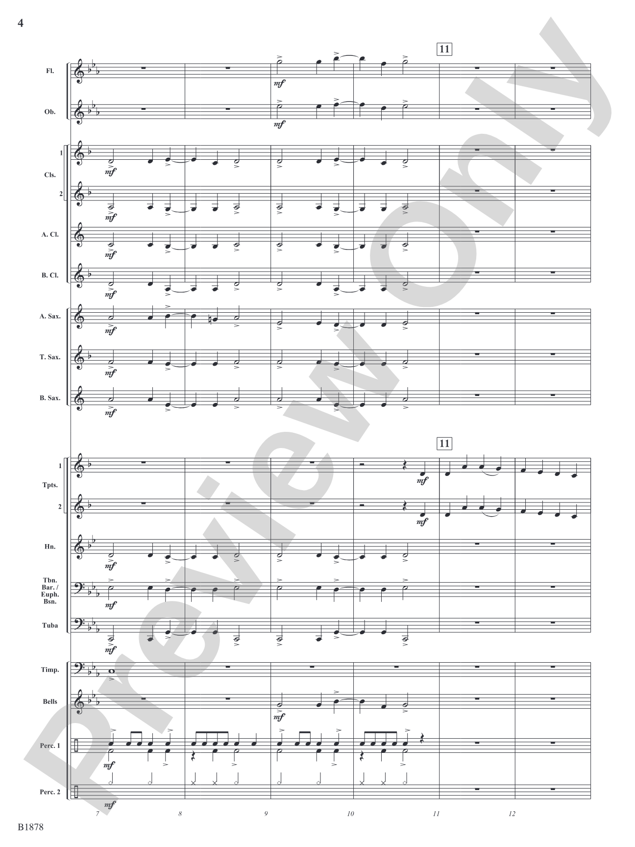 Tidings!: Concert Band Conductor Score & Parts