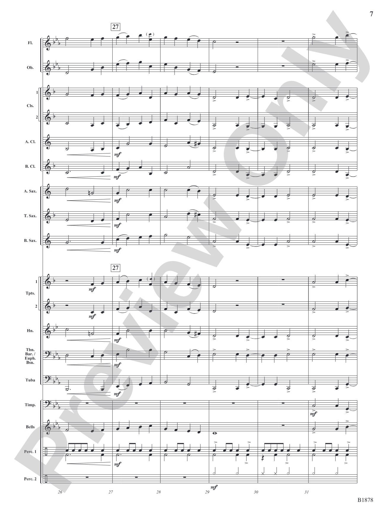 Tidings!: Concert Band Conductor Score & Parts