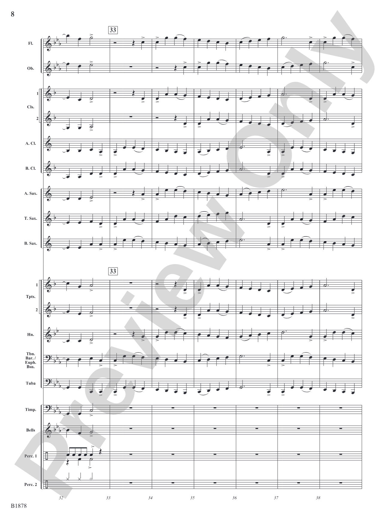 Tidings!: Concert Band Conductor Score & Parts