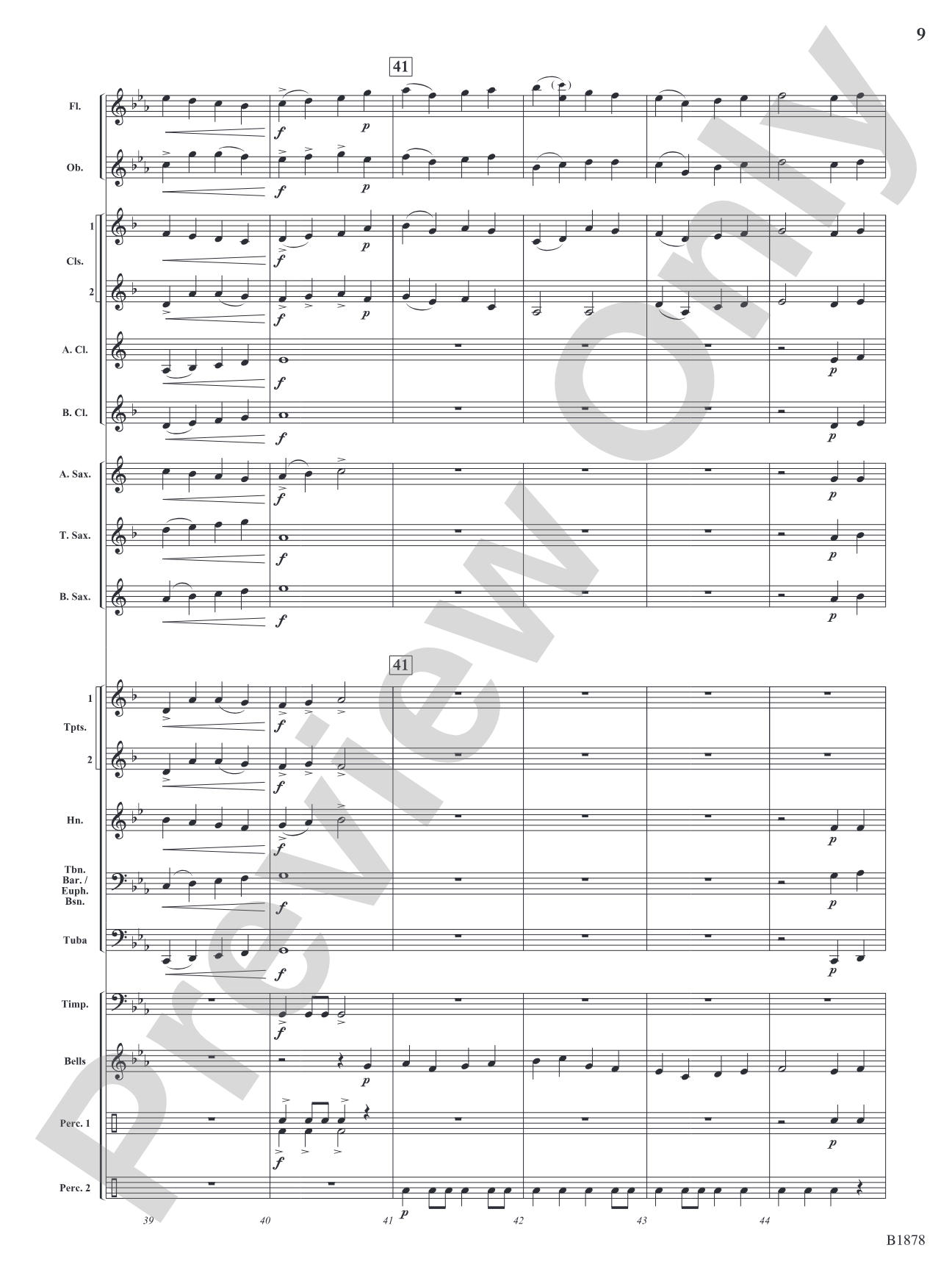 Tidings!: Concert Band Conductor Score & Parts