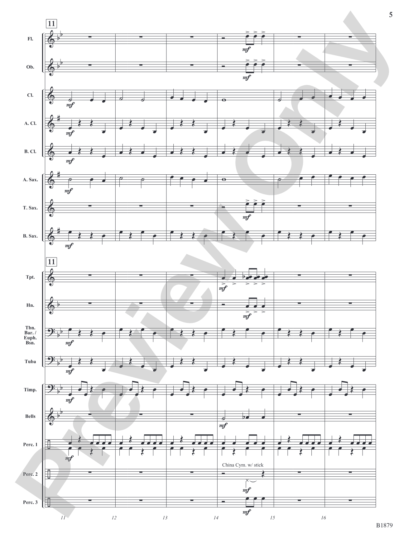 The Fire's Fury: Concert Band Conductor Score & Parts