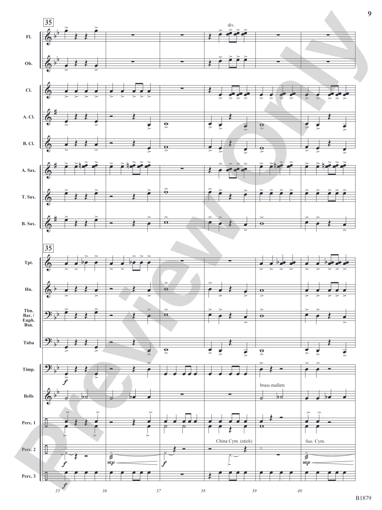 The Fire's Fury: Concert Band Conductor Score & Parts