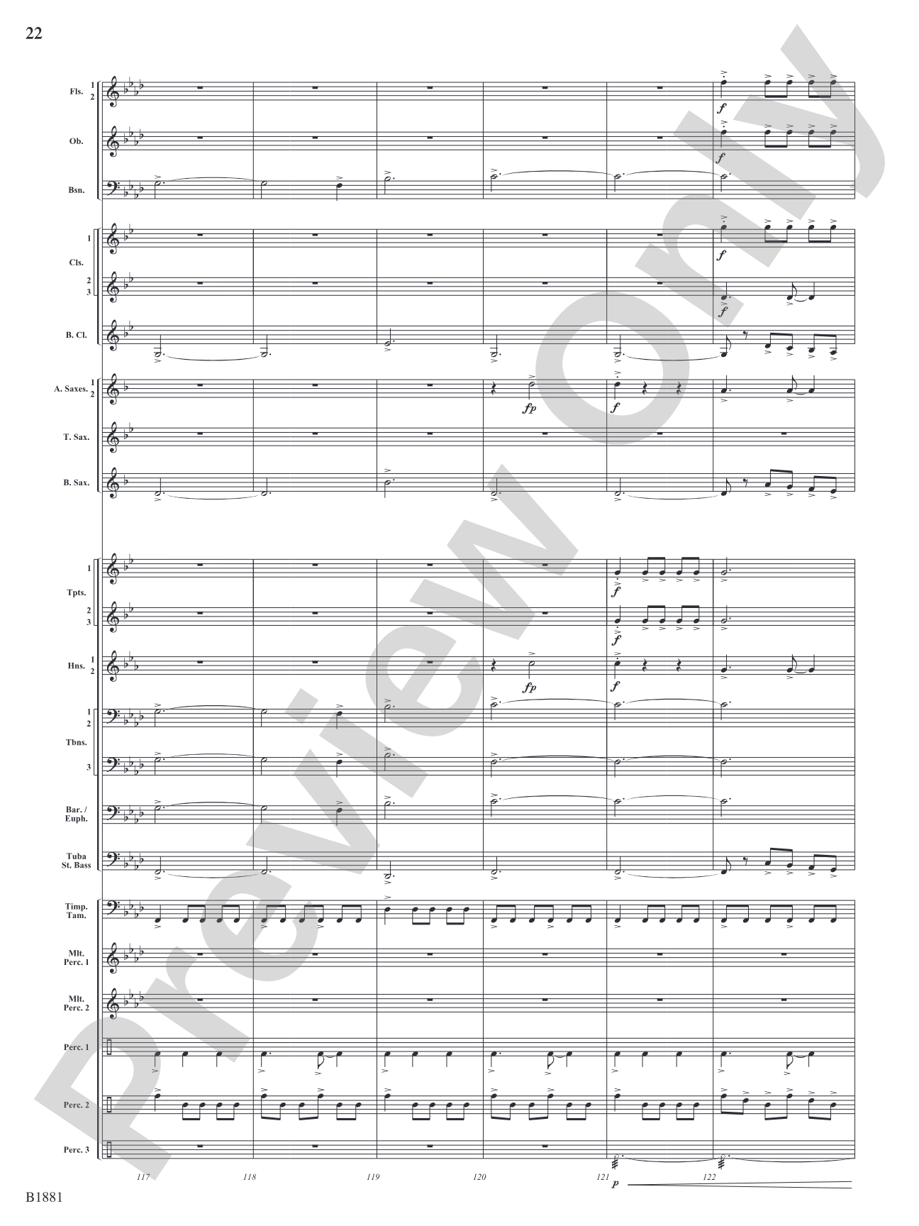 Haven: Concert Band Conductor Score & Parts