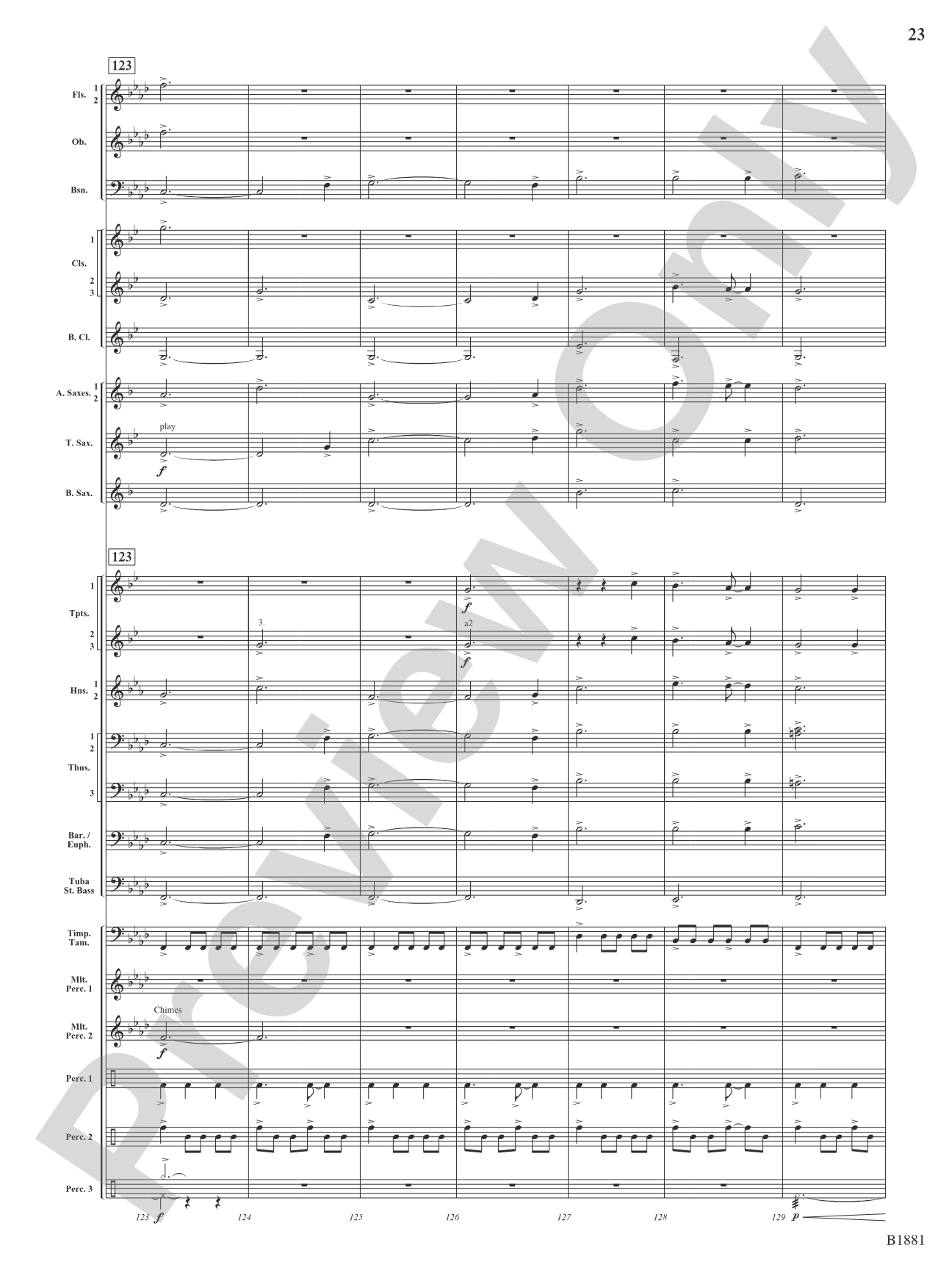 Haven: Concert Band Conductor Score & Parts