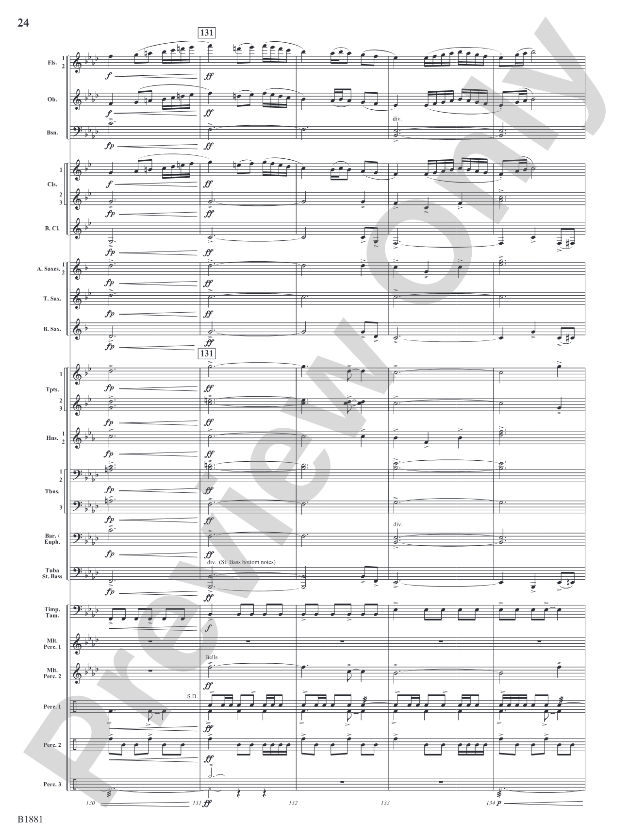 Haven: Concert Band Conductor Score & Parts