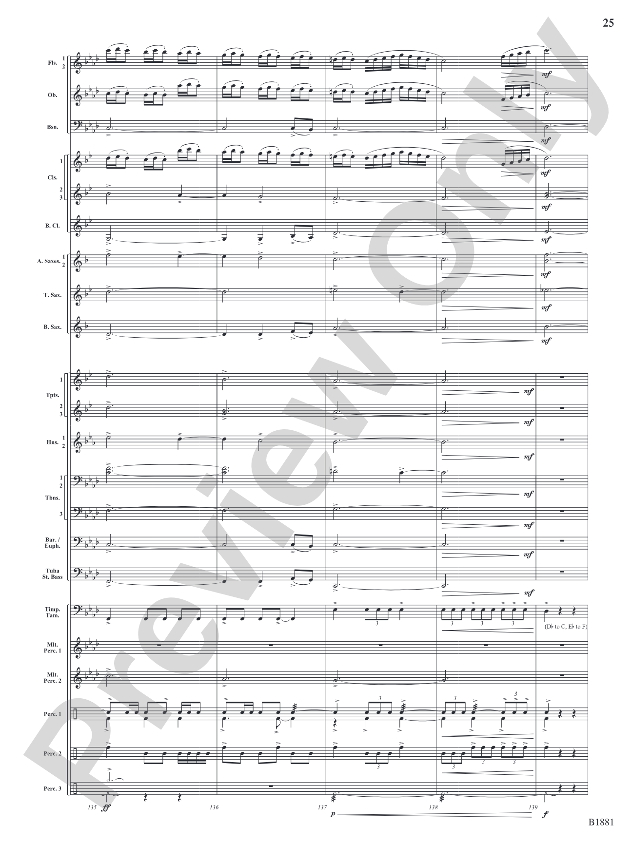 Haven: Concert Band Conductor Score & Parts