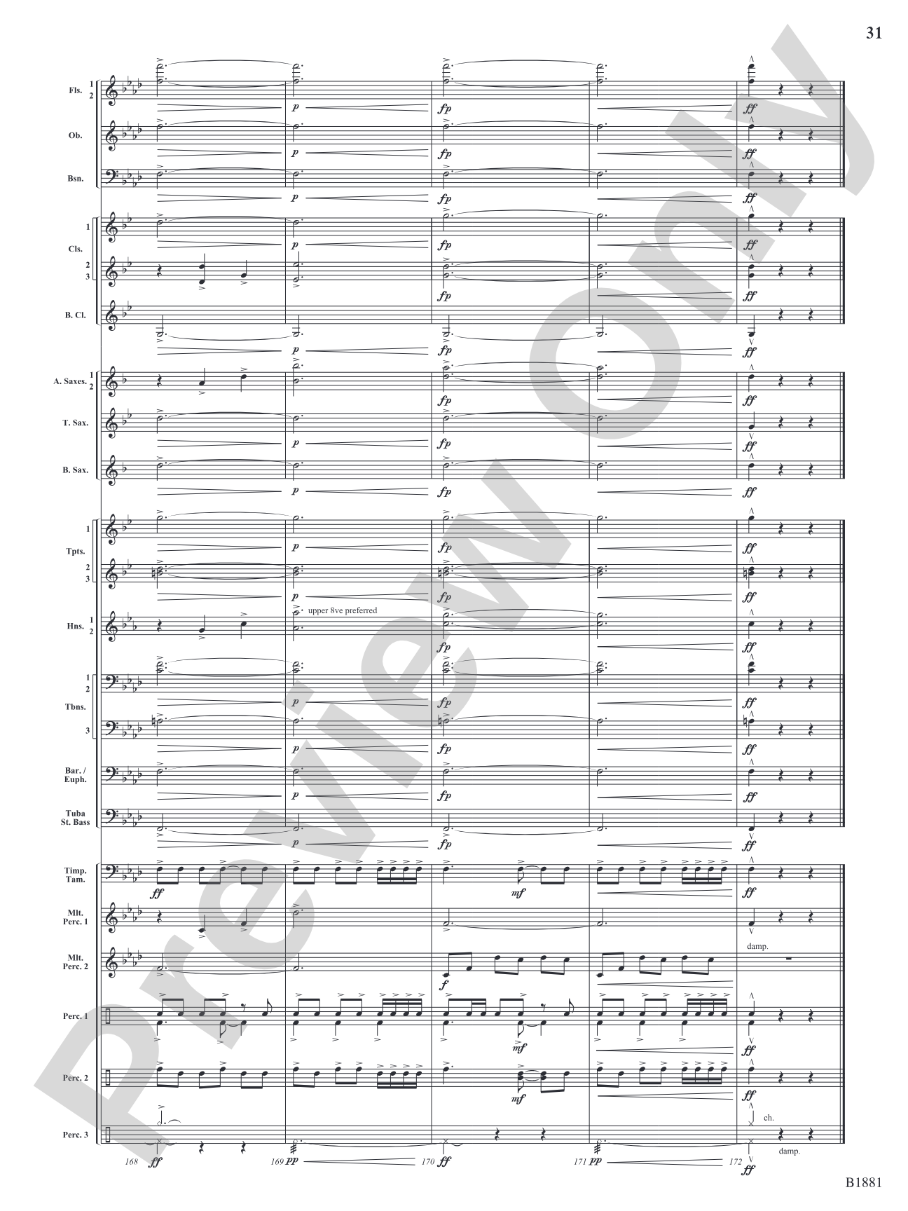 Haven: Concert Band Conductor Score & Parts