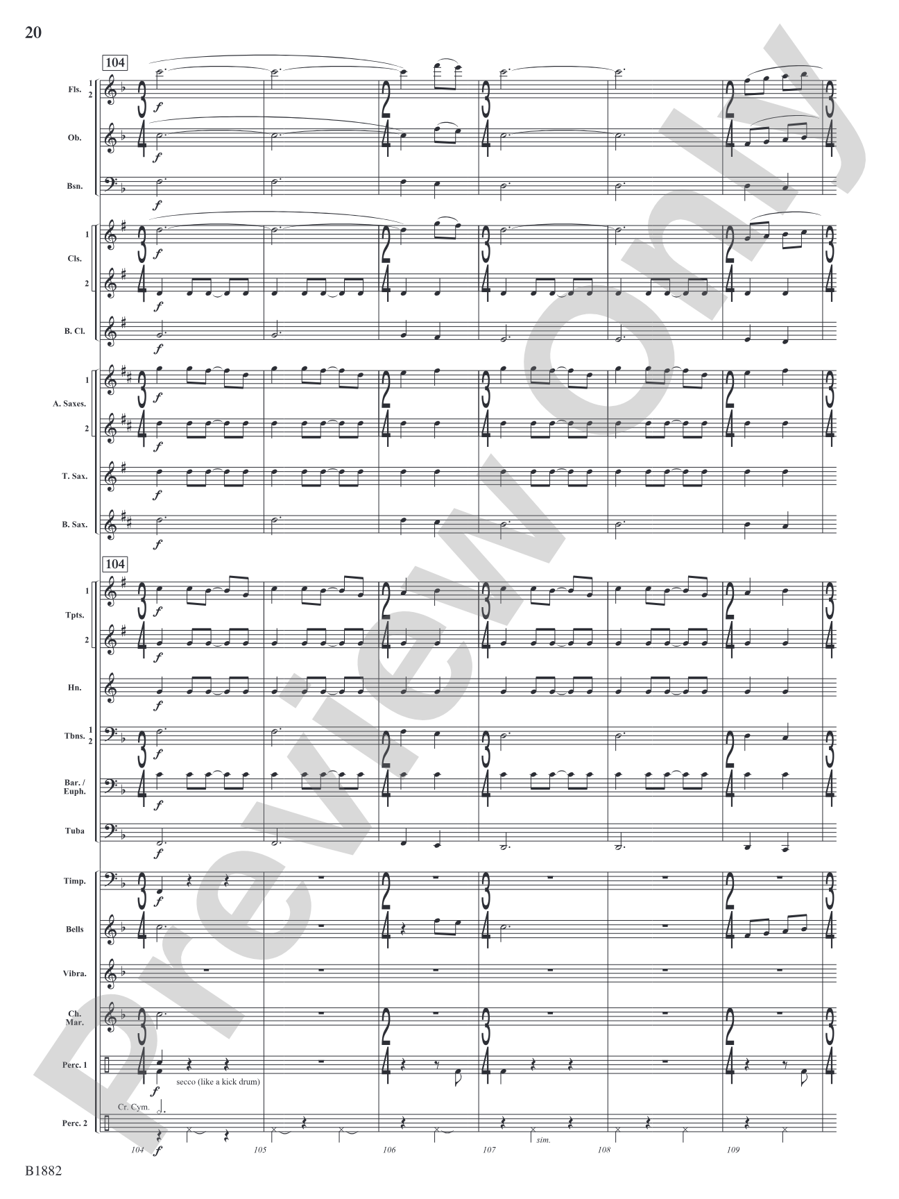 What I Do Today...: Concert Band Conductor Score & Parts