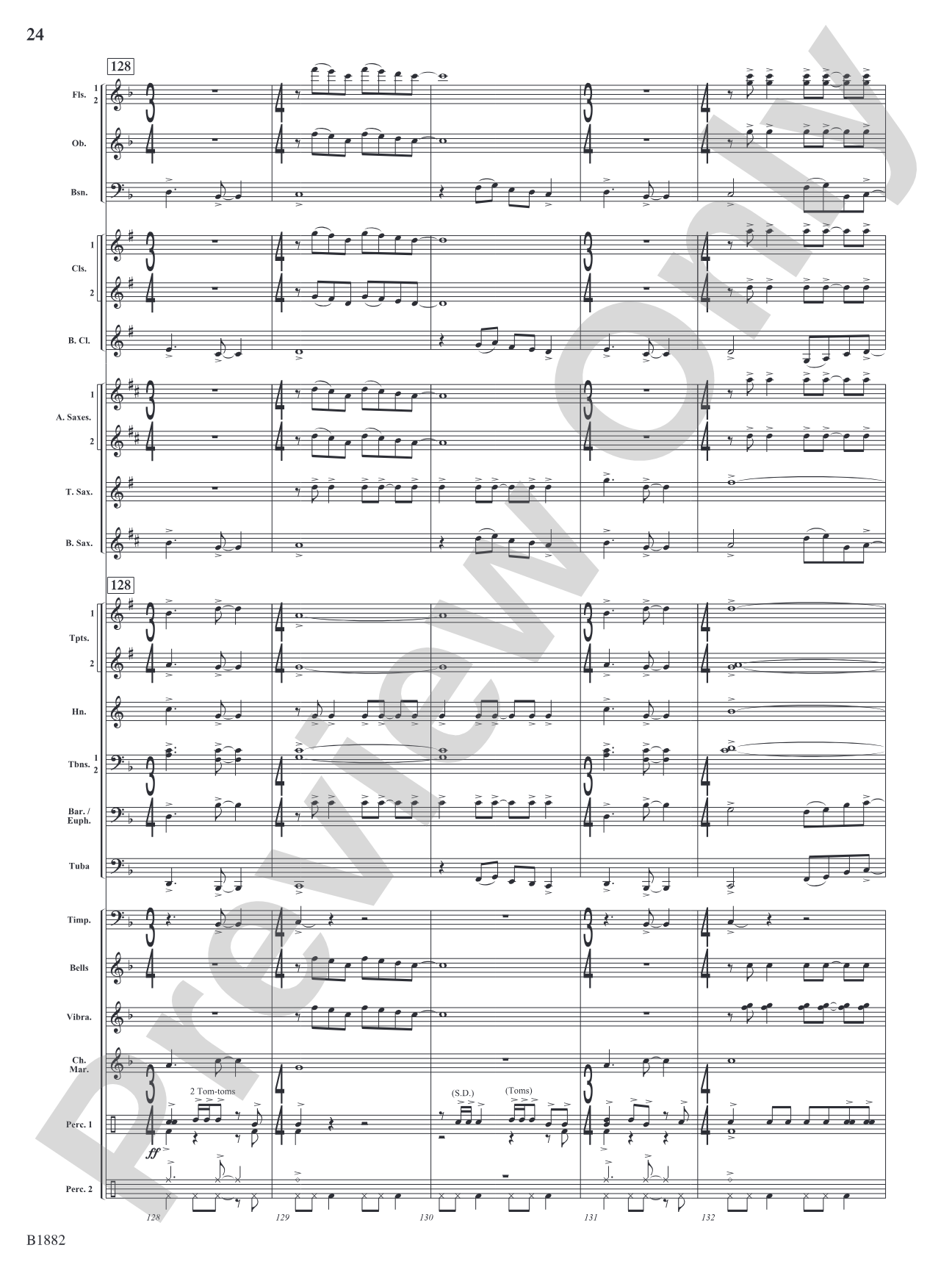 What I Do Today...: Concert Band Conductor Score & Parts