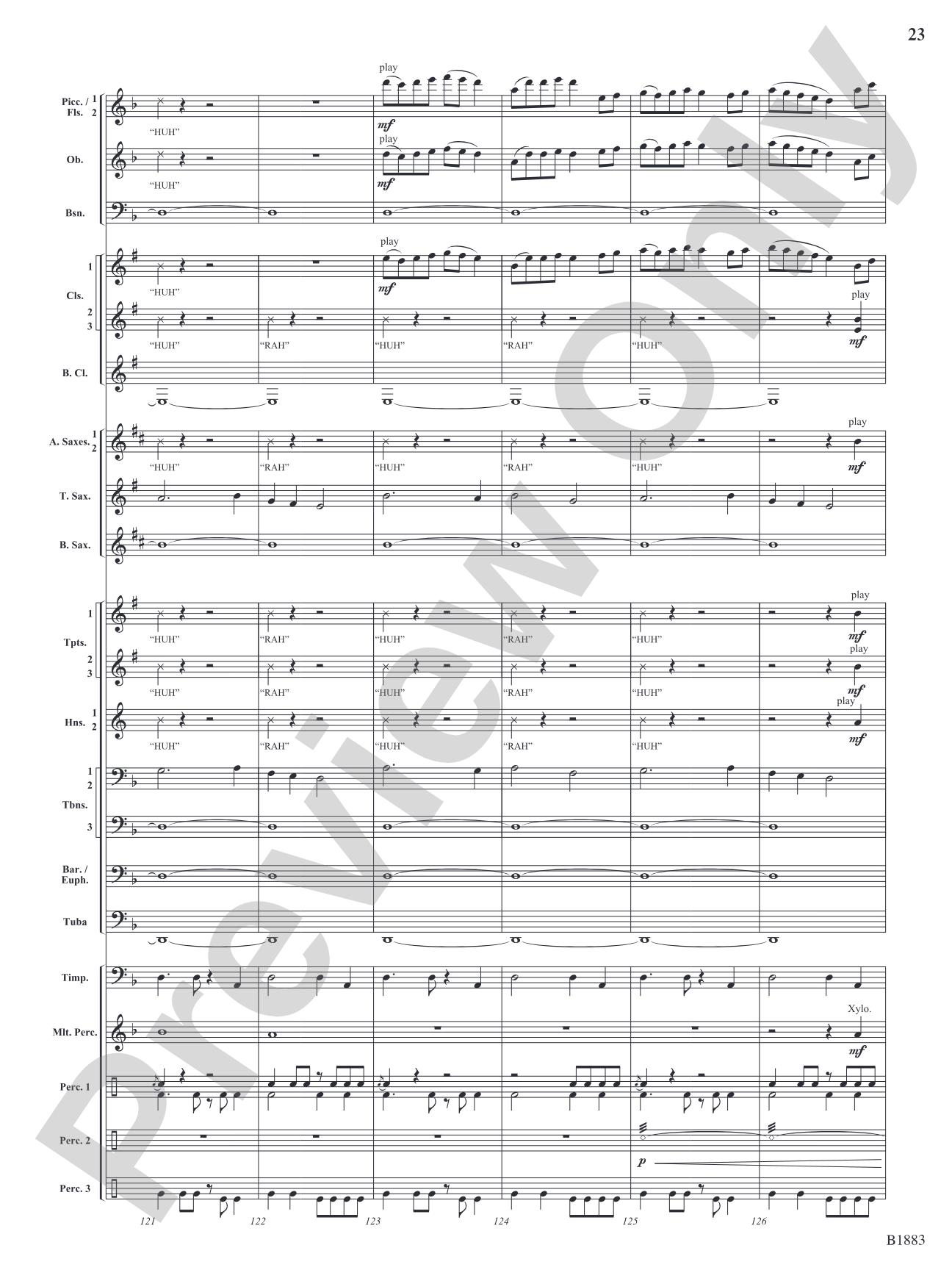 The Wellerman Come: Concert Band Conductor Score & Parts