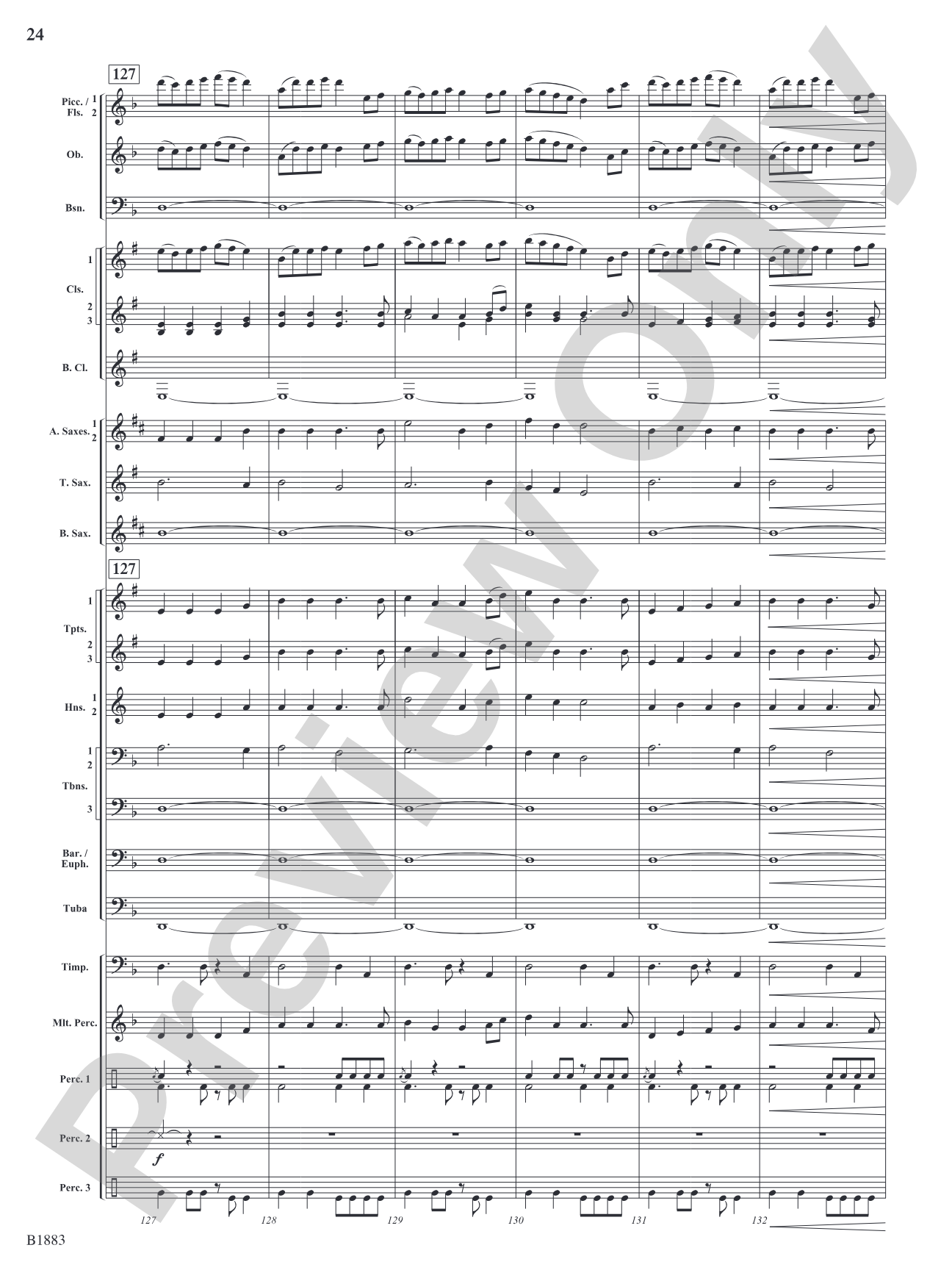 The Wellerman Come: Concert Band Conductor Score & Parts