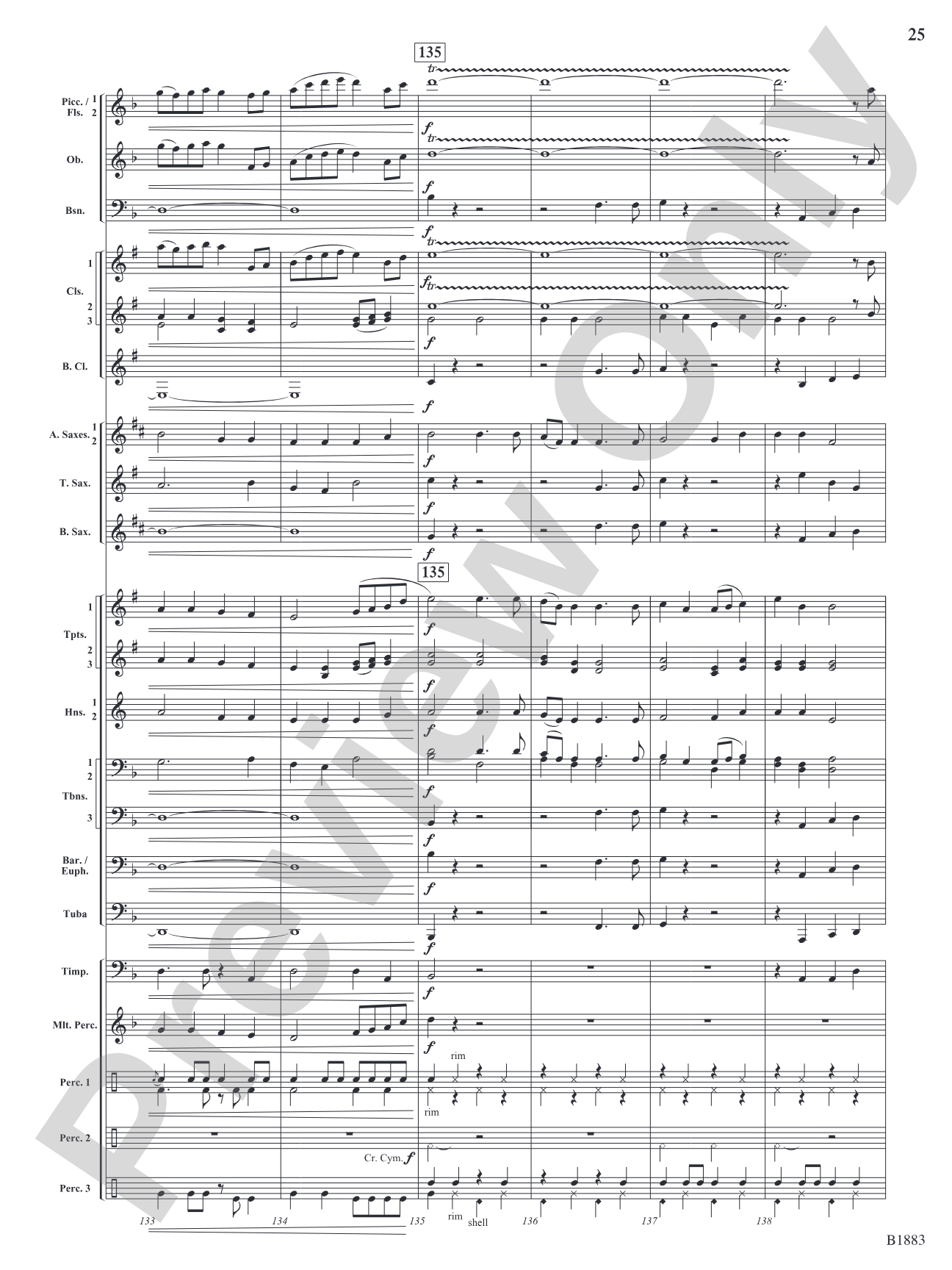 The Wellerman Come: Concert Band Conductor Score & Parts