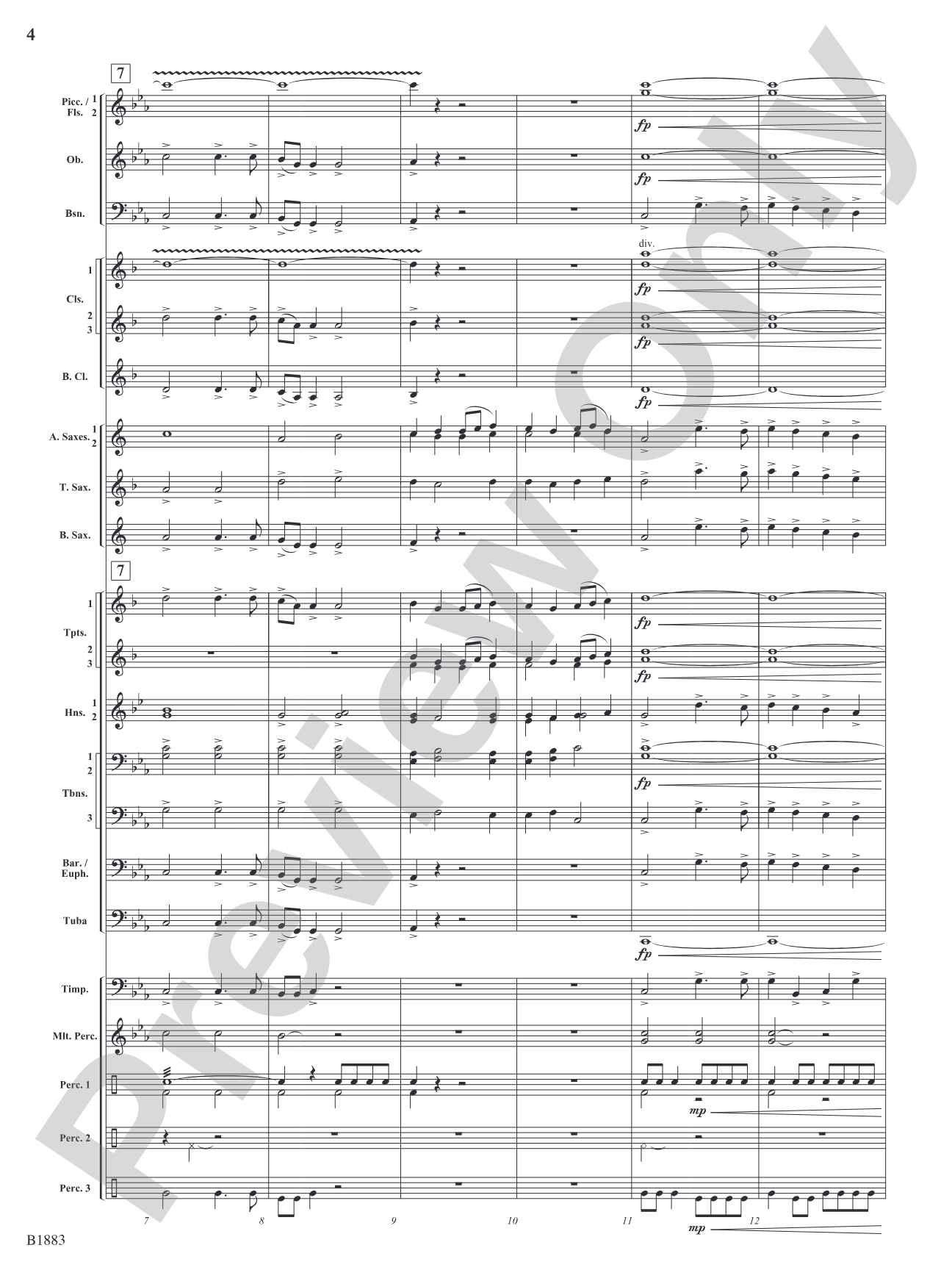 The Wellerman Come: Concert Band Conductor Score & Parts