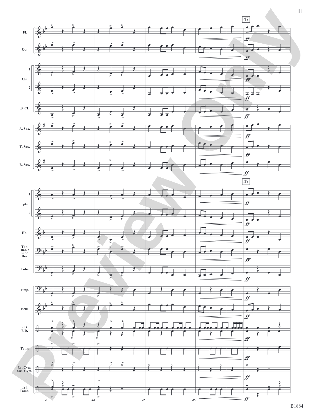 Fortify: Concert Band Conductor Score & Parts