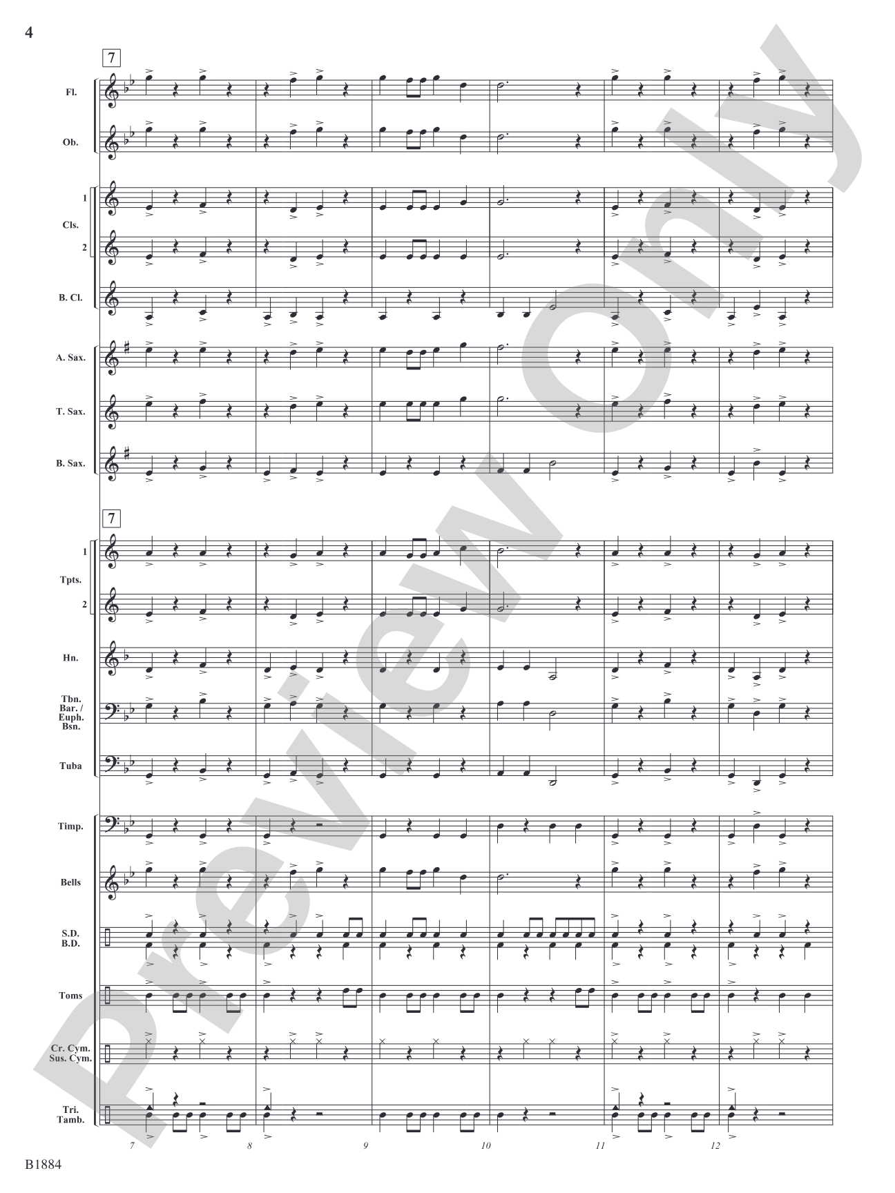 Fortify: Concert Band Conductor Score & Parts