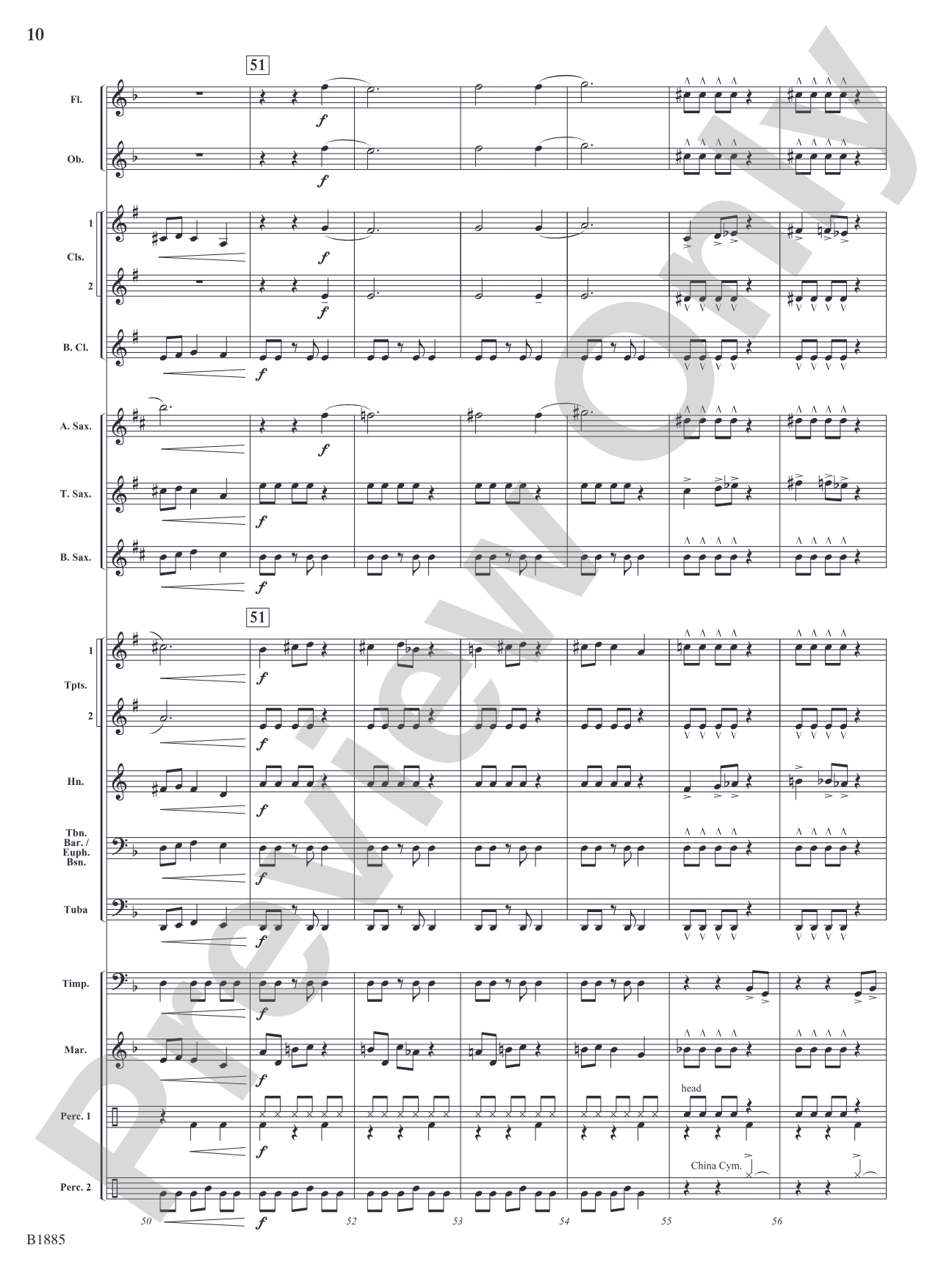 Action Scene: Concert Band Conductor Score & Parts