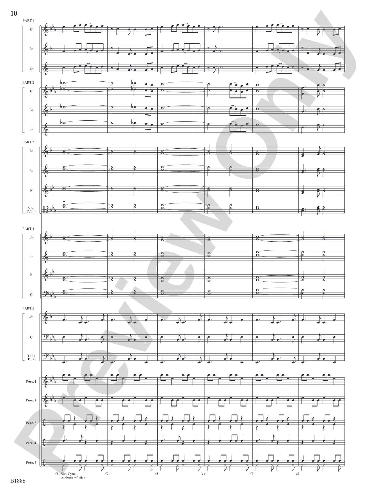 Jungle Dance: Flexible Band/String Ensemble Score & Parts