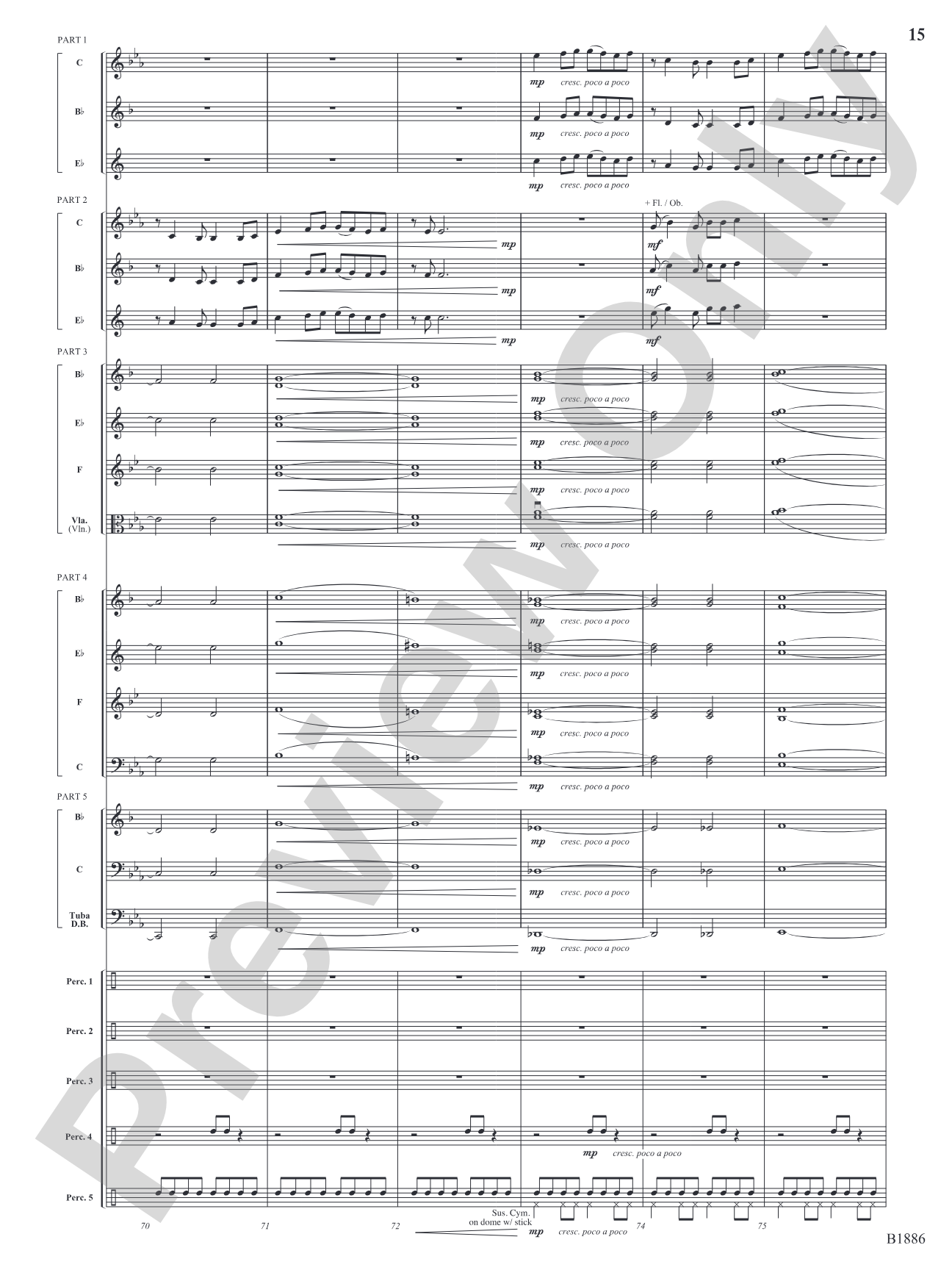 Jungle Dance: Flexible Band/String Ensemble Score & Parts