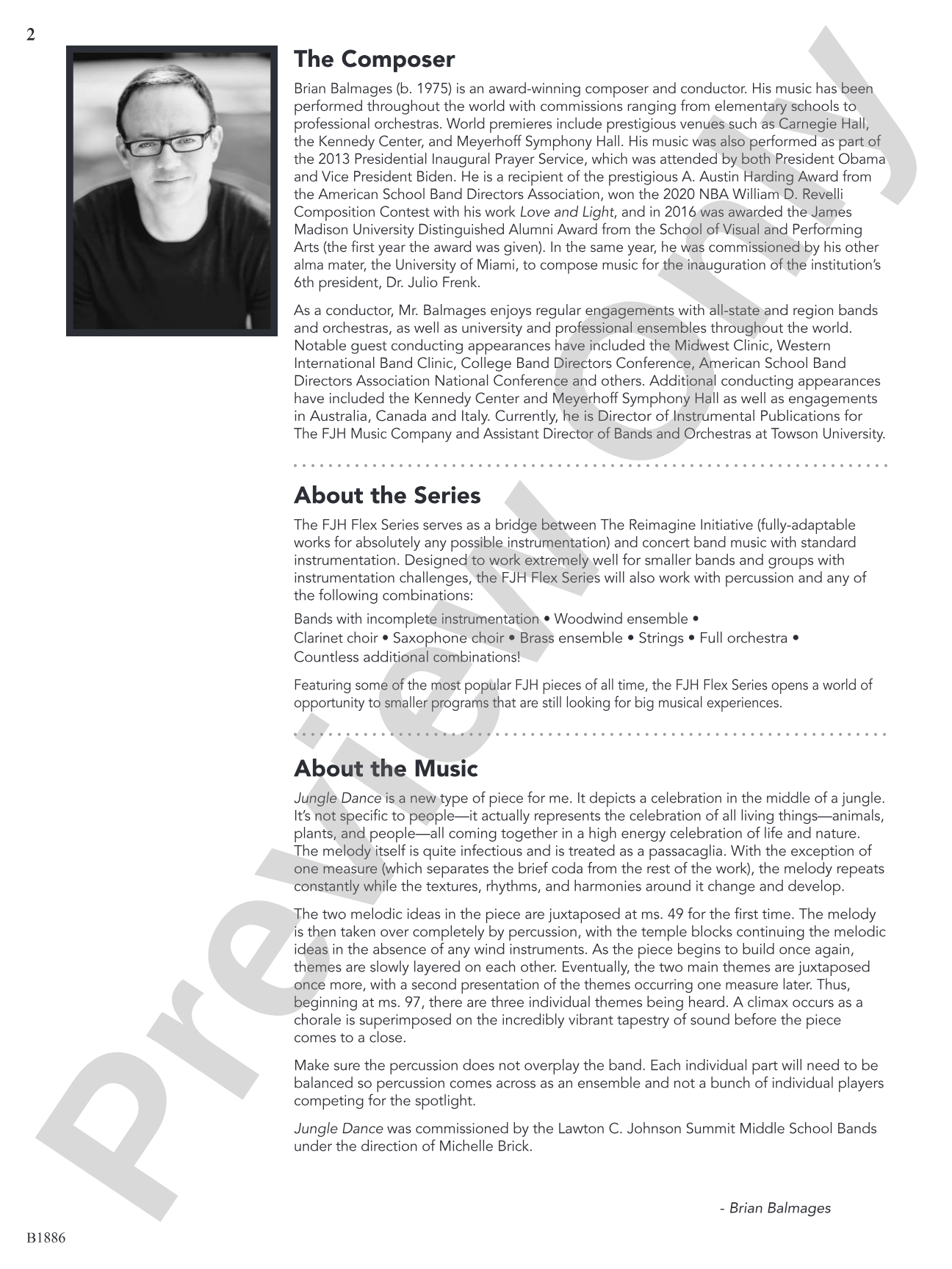 Jungle Dance: Flexible Band/String Ensemble Score & Parts