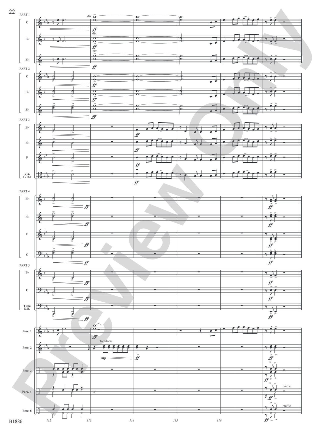 Jungle Dance: Flexible Band/String Ensemble Score & Parts