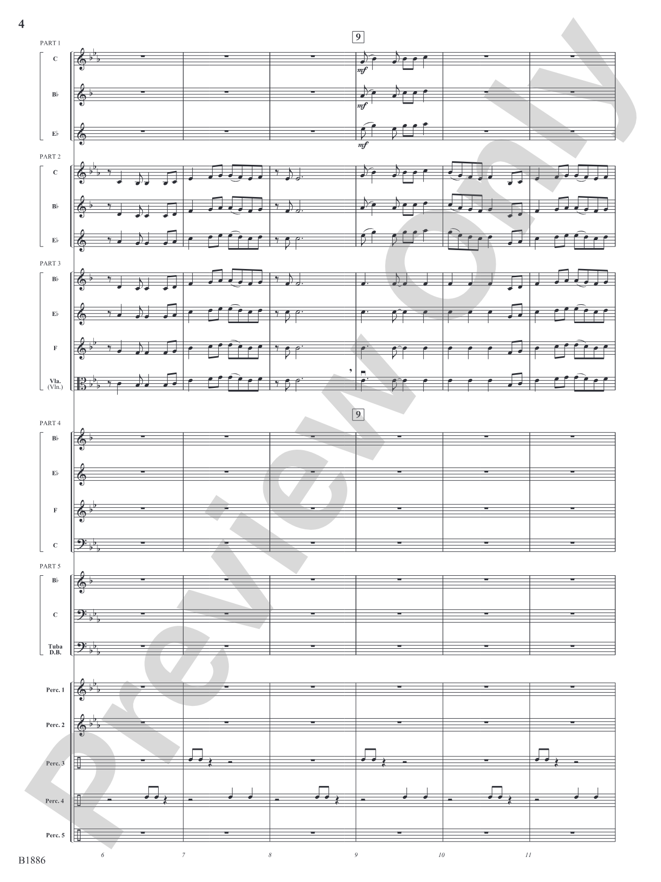 Jungle Dance: Flexible Band/String Ensemble Score & Parts