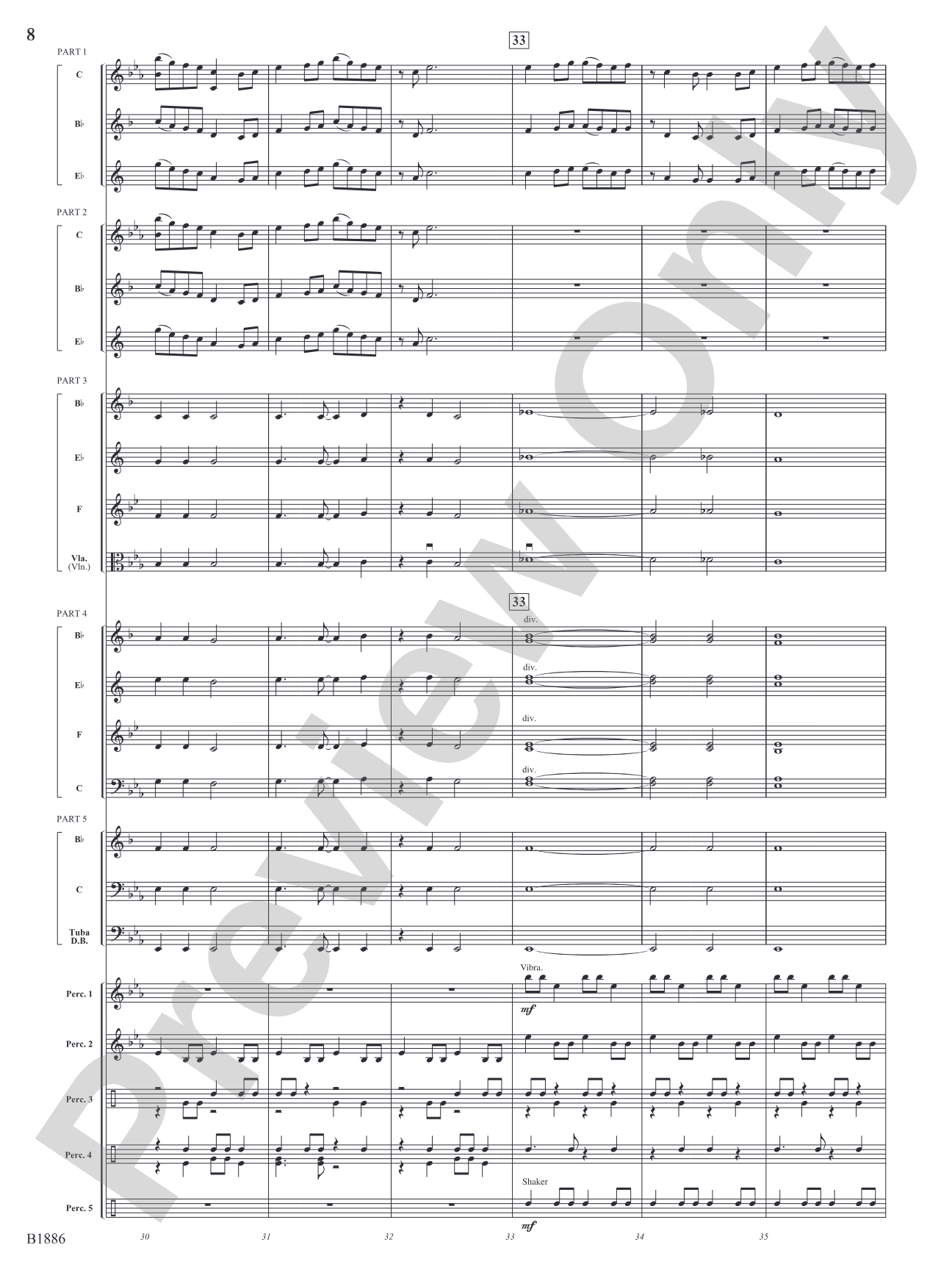 Jungle Dance: Flexible Band/String Ensemble Score & Parts
