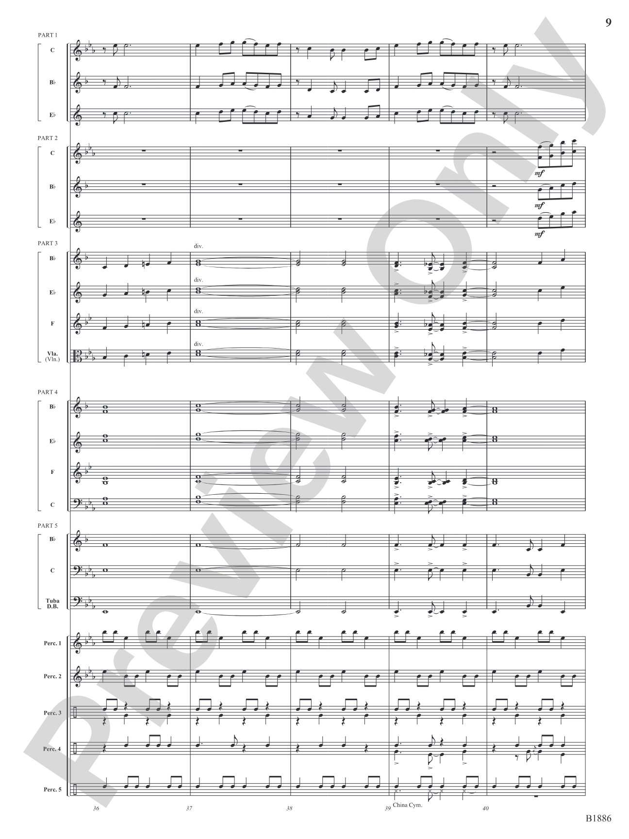 Jungle Dance: Flexible Band/String Ensemble Score & Parts