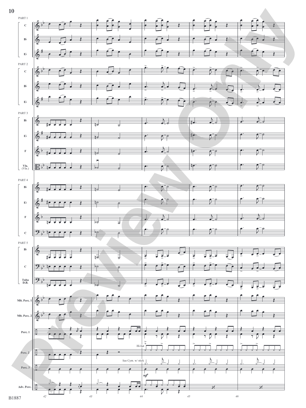 Bell Carol Rock: Flexible Band/String Ensemble Score & Parts