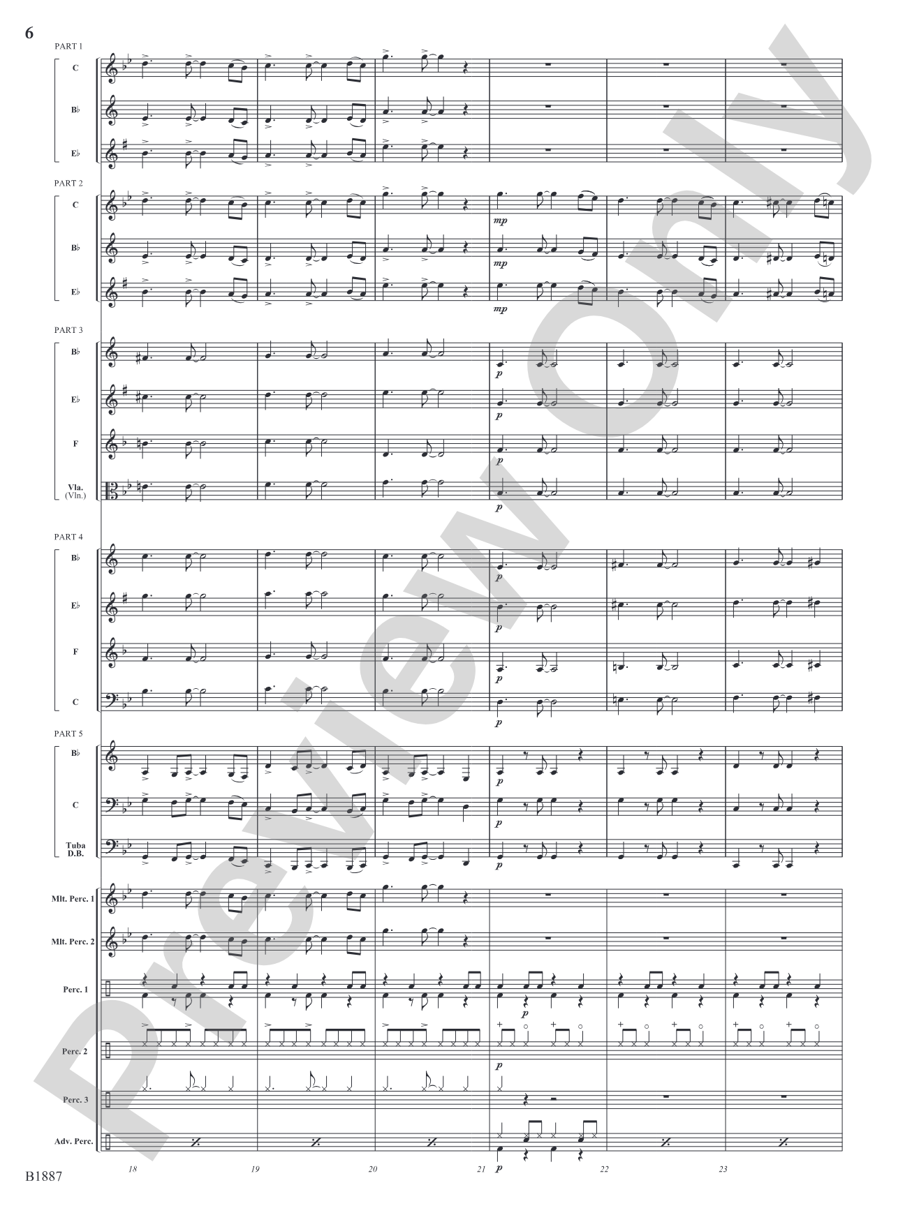 Bell Carol Rock: Flexible Band/String Ensemble Score & Parts