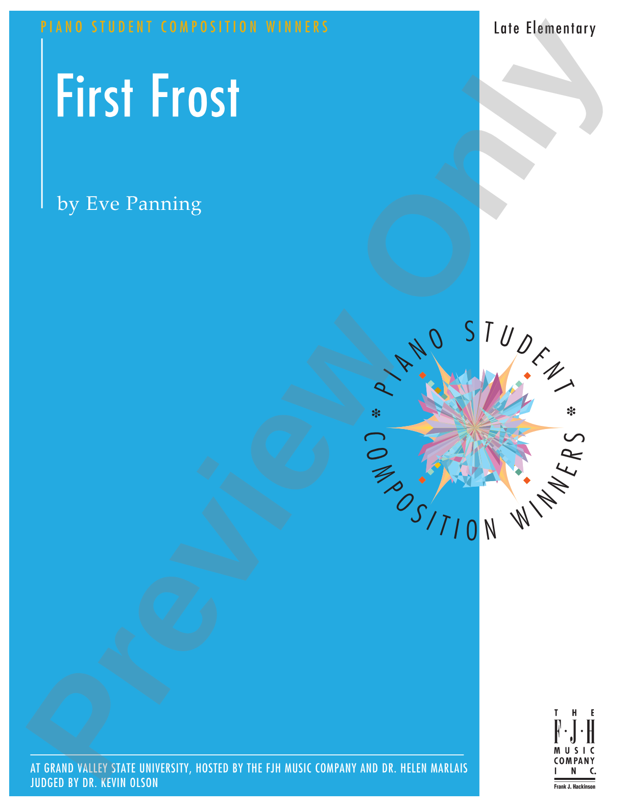First Frost: Piano