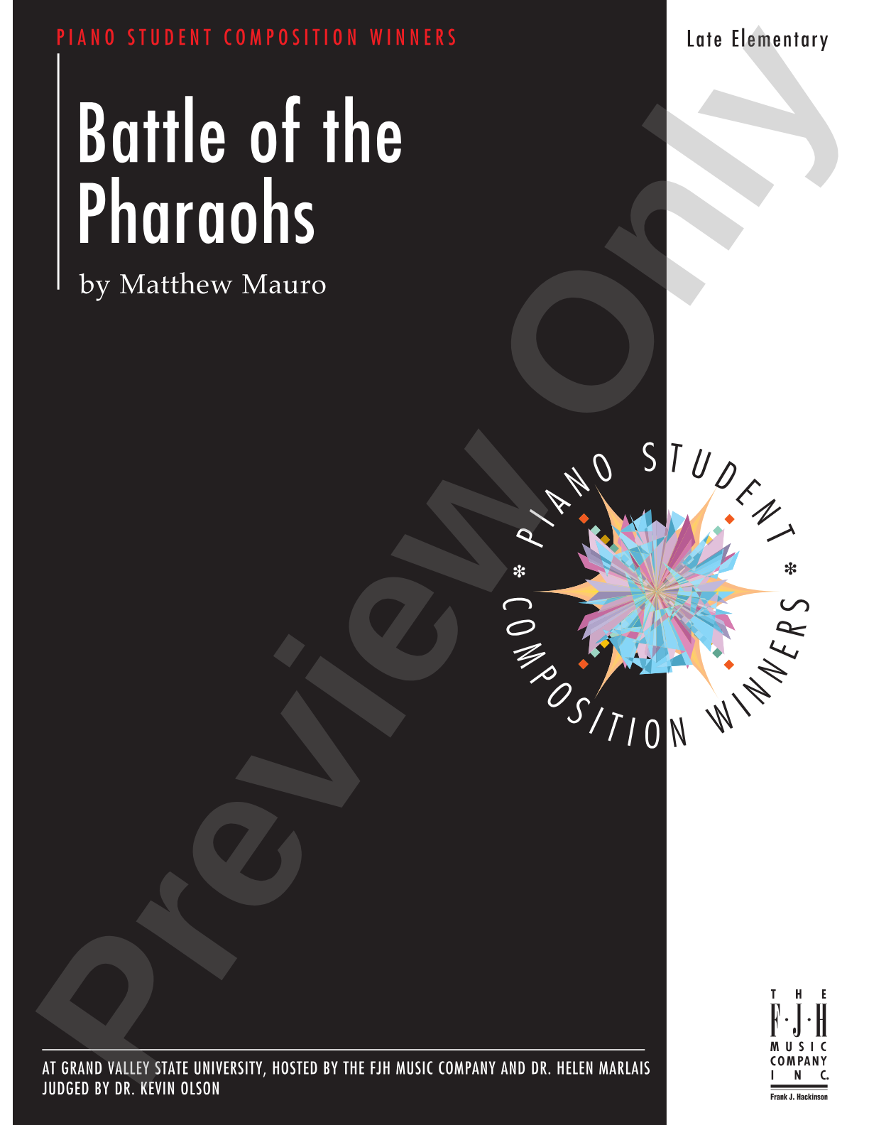 Battle of the Pharaohs: Piano