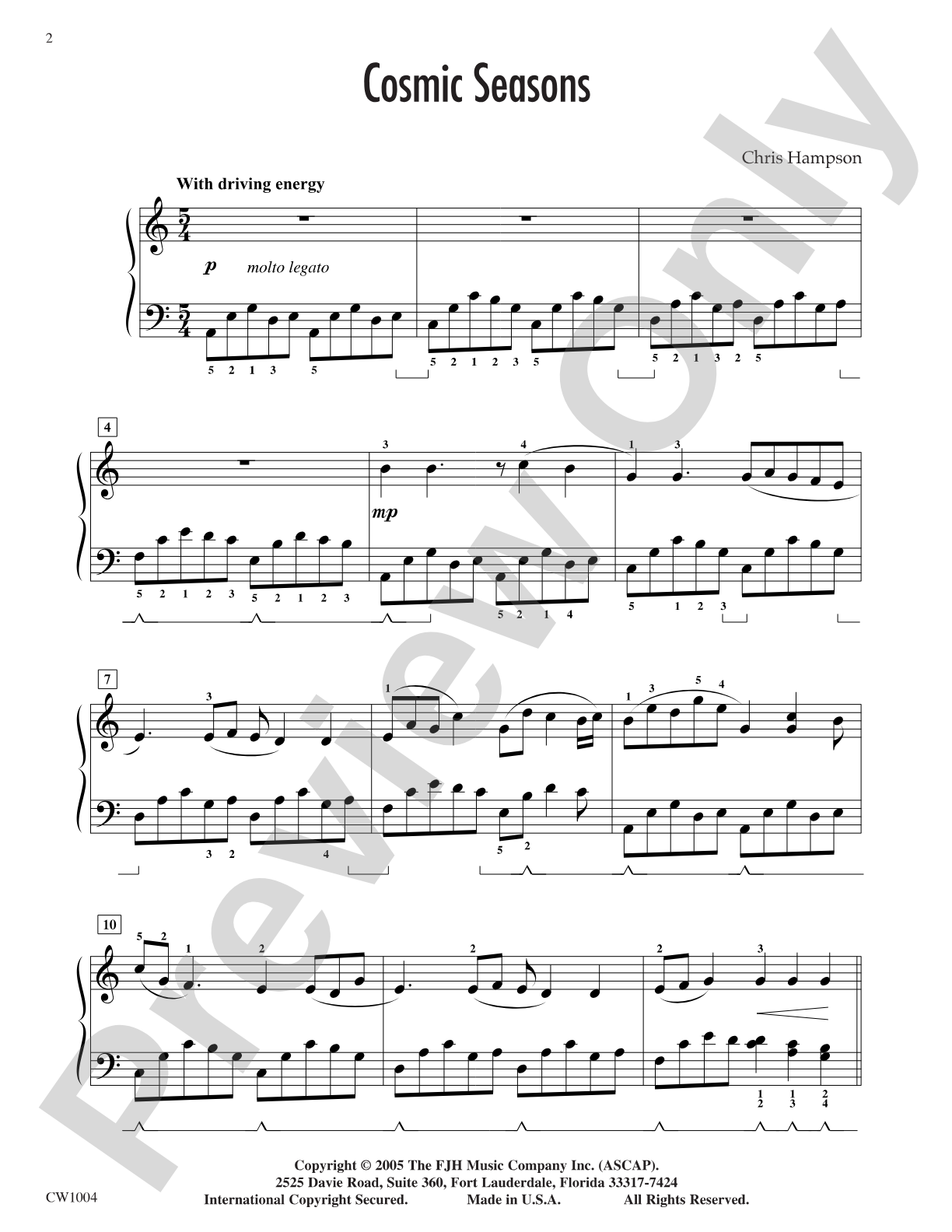 Cosmic Seasons: Piano