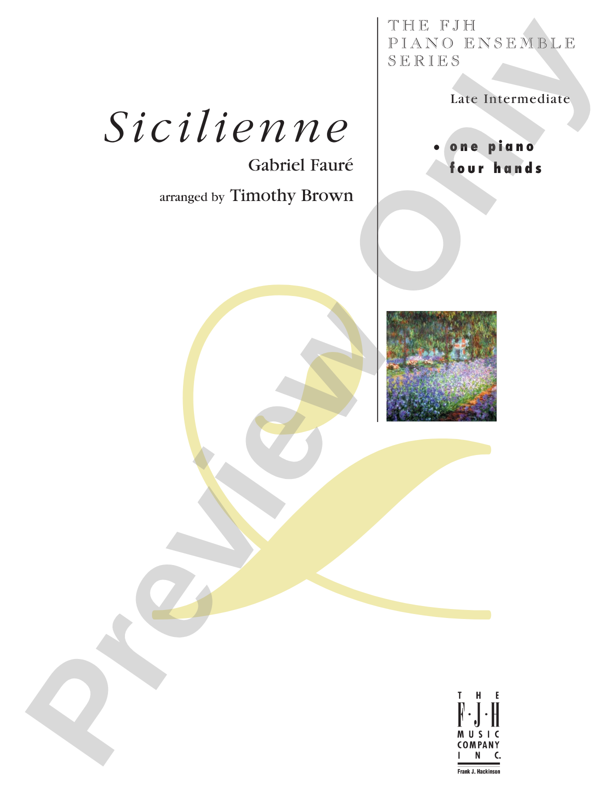 Sicilienne: Piano